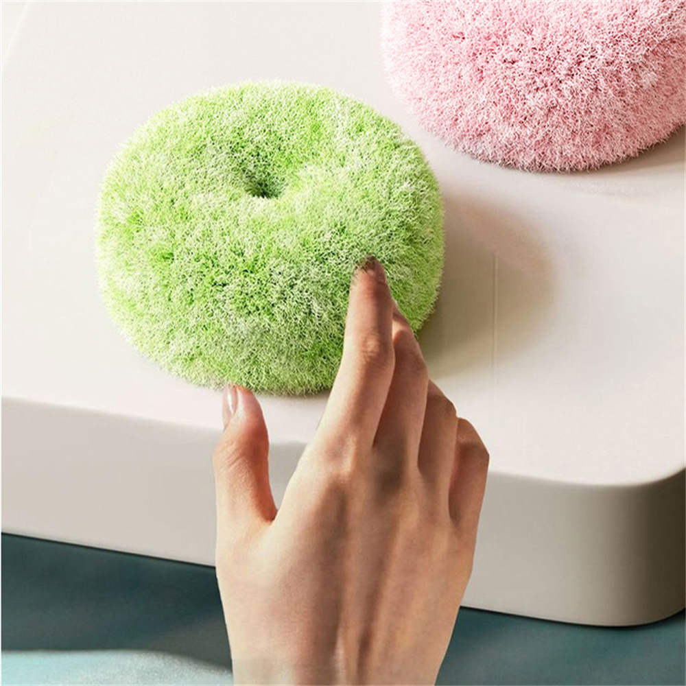 抗菌浴室清潔球 水池臺面清潔刷 魔力擦 清潔 藍色 [平行進口] HK2686