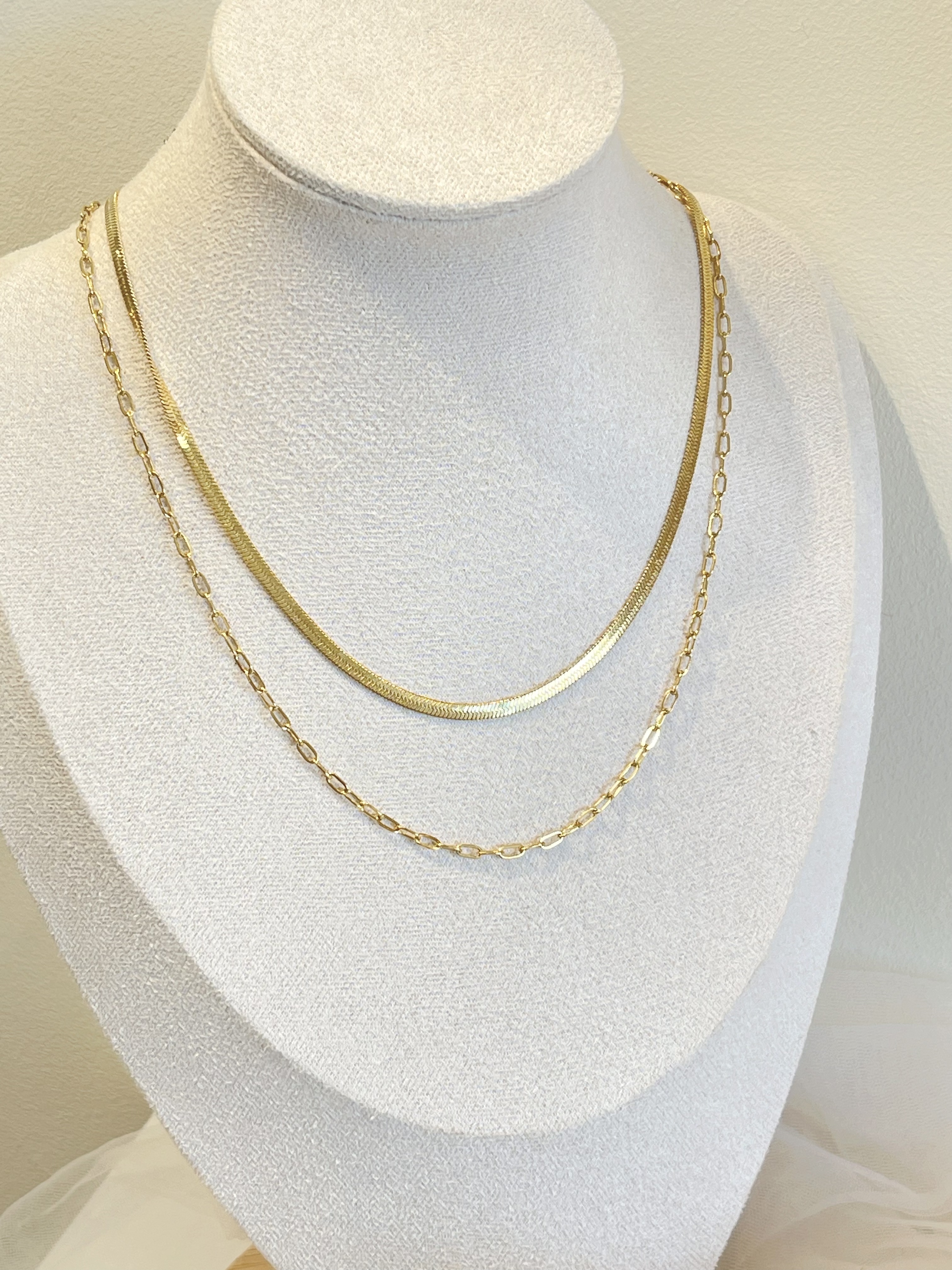 欧美风双链设计钛钢项链