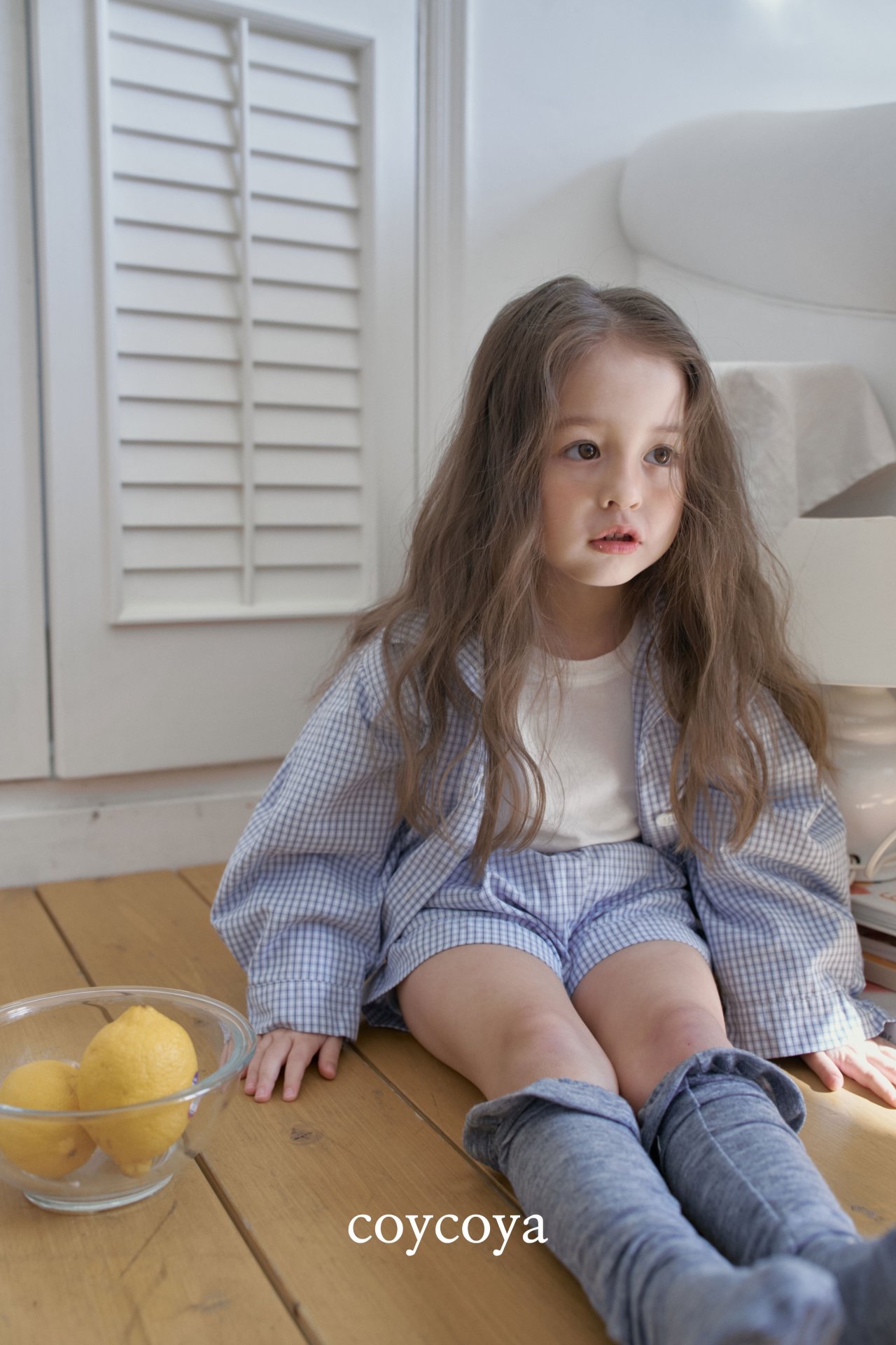 🌸預訂 韓國直送🌸🇰🇷COYCOYA兩色格紋寬鬆翻領襯衫開襟外套