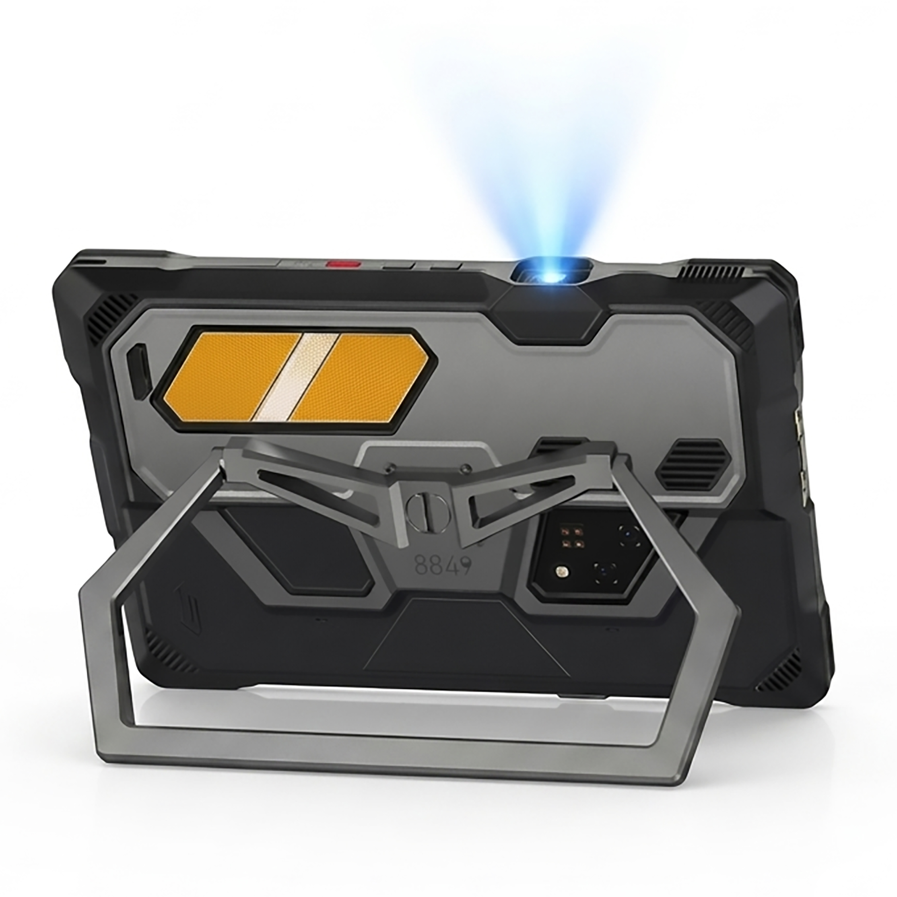 8849 / Unihertz Tank Pad Ultra 5G | 10.95吋 23400mAh 1080P DLP投影儀 測距儀 夜視 露營燈 警示燈 三卡槽 WiFi6 雙頻GPS NFC 三防 投影平板 Rugged Tablet with Projector