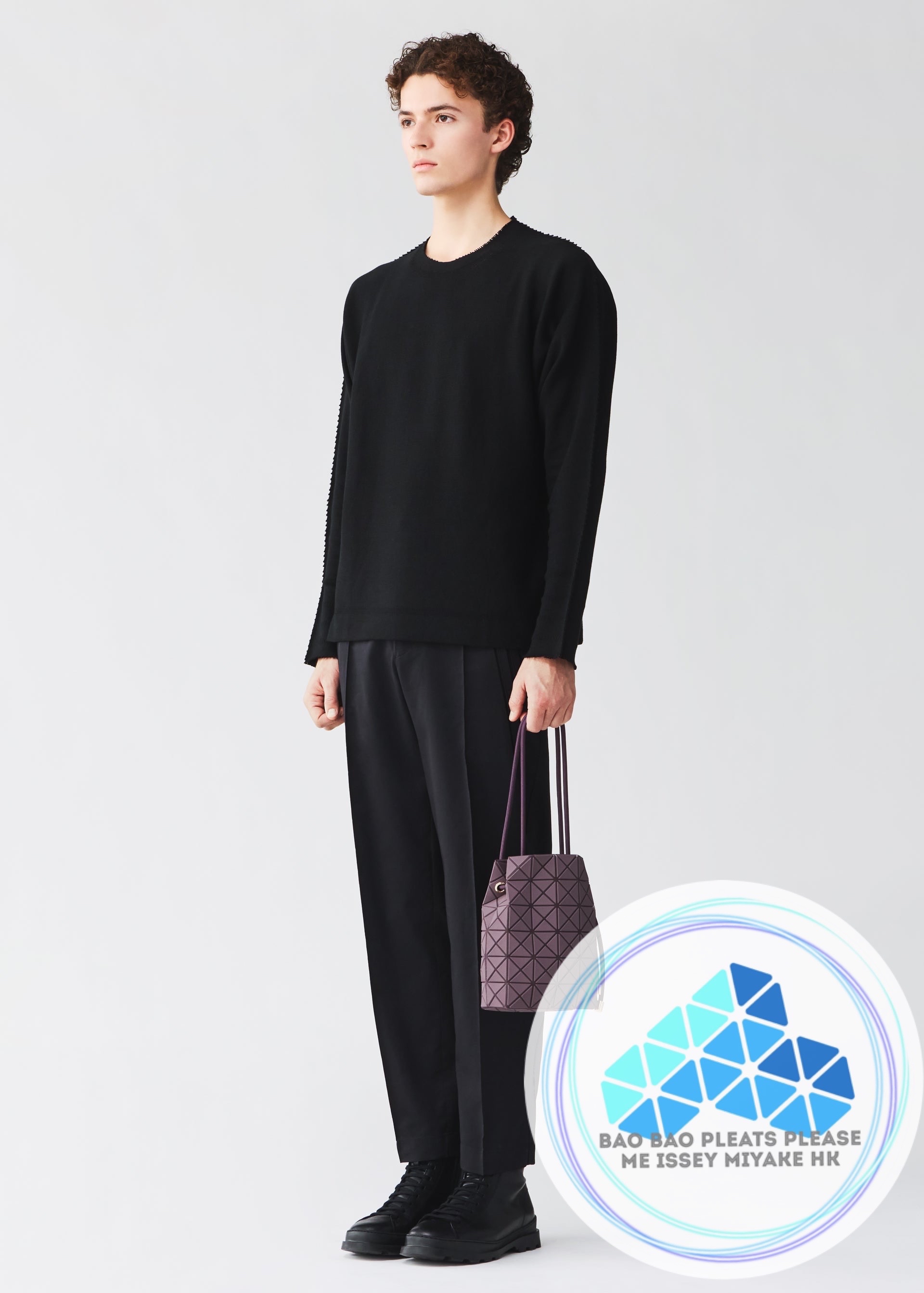  BAO BAO霧面束口索繩斜孭袋Wring Clay drawstrings bag
