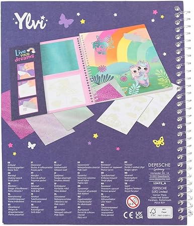 Ylvi Colouring Book Stick & Shine