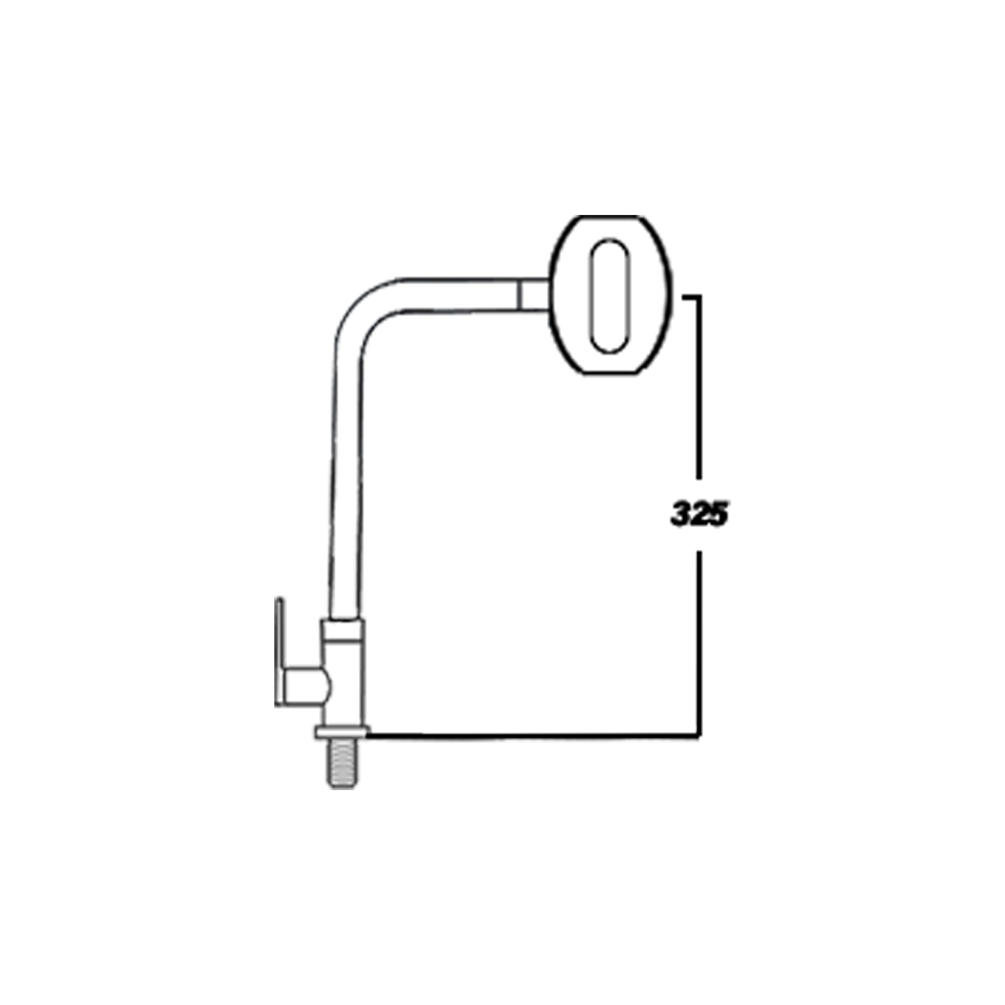 Otosani 304# Stainless Steel 4 In 1 Pillar Swan Tap (966-85#) OTO966-85