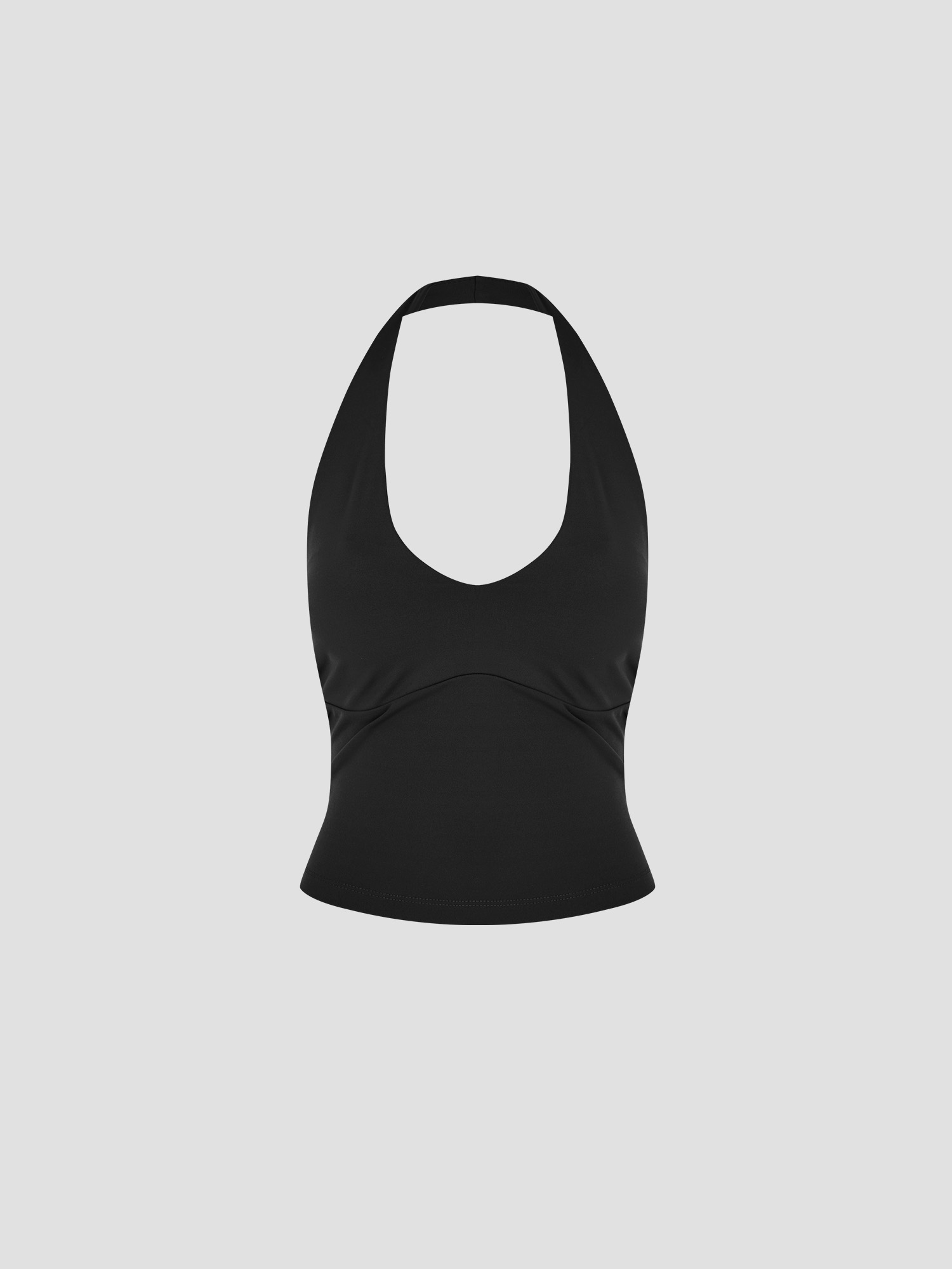 預購_Halterneck Sleeveless Bra Top with Built-in Cups by Conch