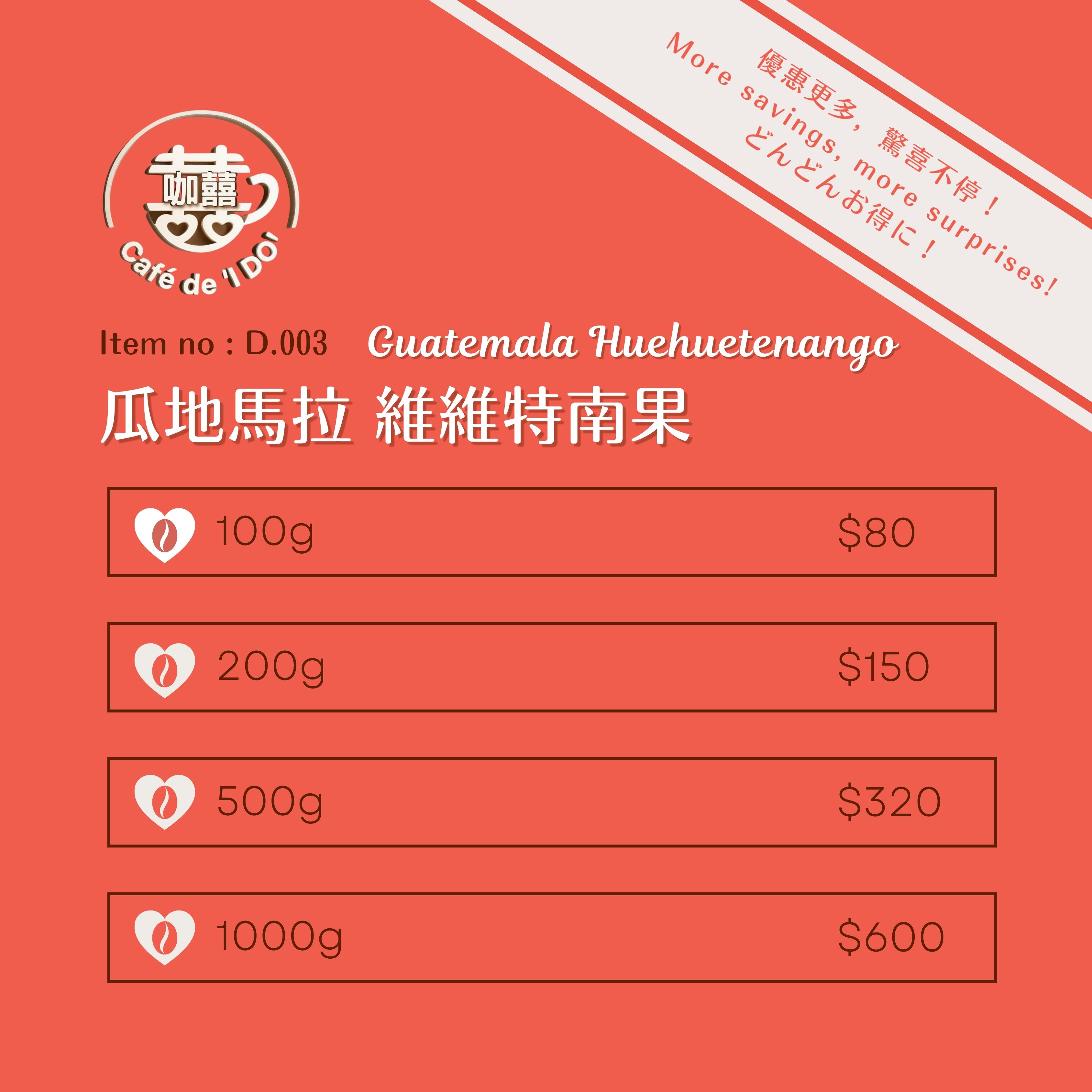 瓜地馬拉 維維特南果 Guatemala Huehuetenango