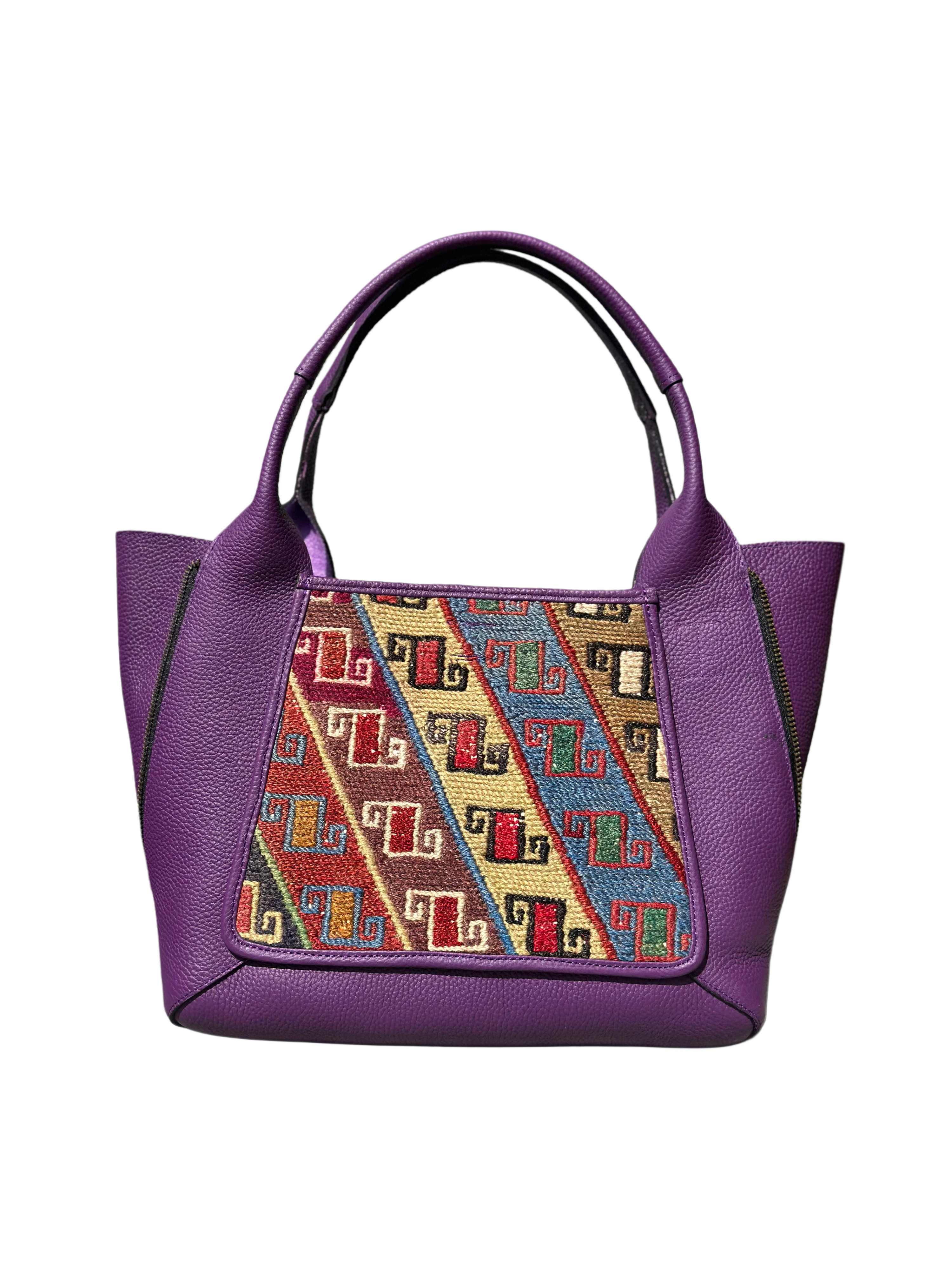 K5 土耳其真皮地氈手袋（紫色）