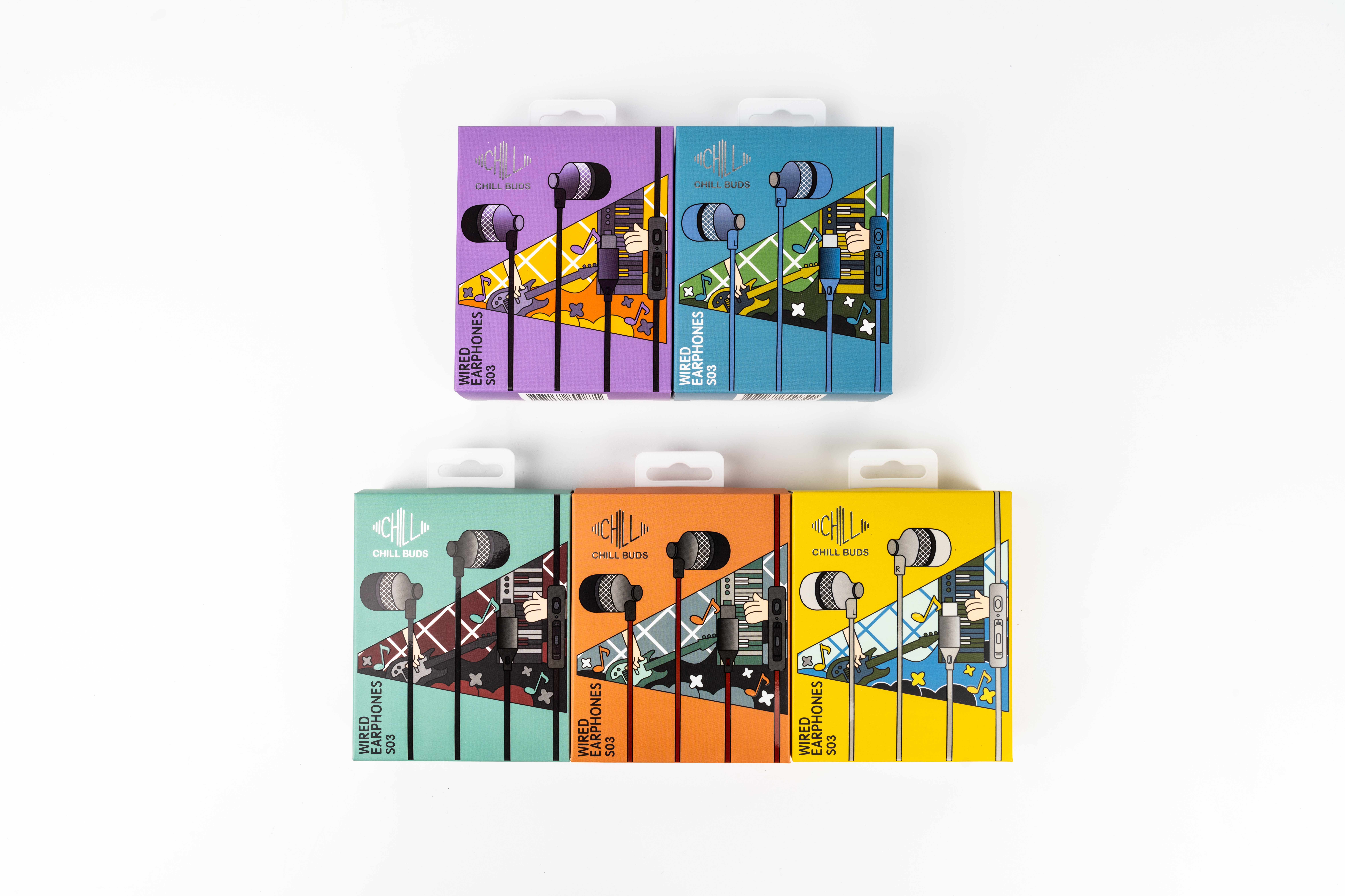 Chillbuds S03 有線3.5頭耳機 (IOS+Android支援)