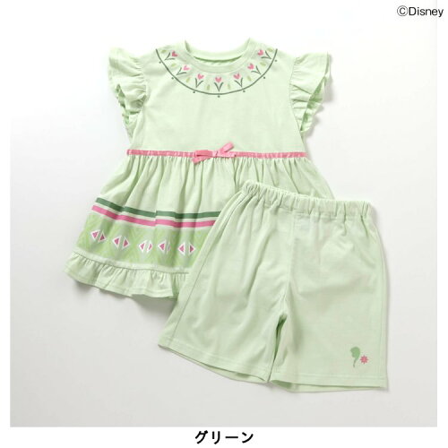 🆕【⭐訂購⭐】  日本直送🌀#Frozen 刺繡 荷葉邊 休閑家居服套裝［2款選］🌀[ELGA-0079][260815]