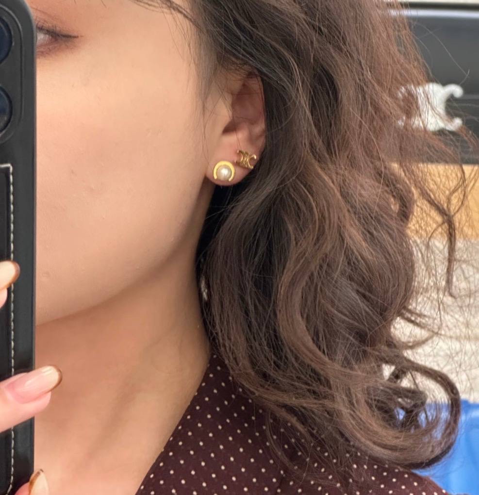 限時優惠😍現貨到🍒Celine Triomphe 1set3件耳環