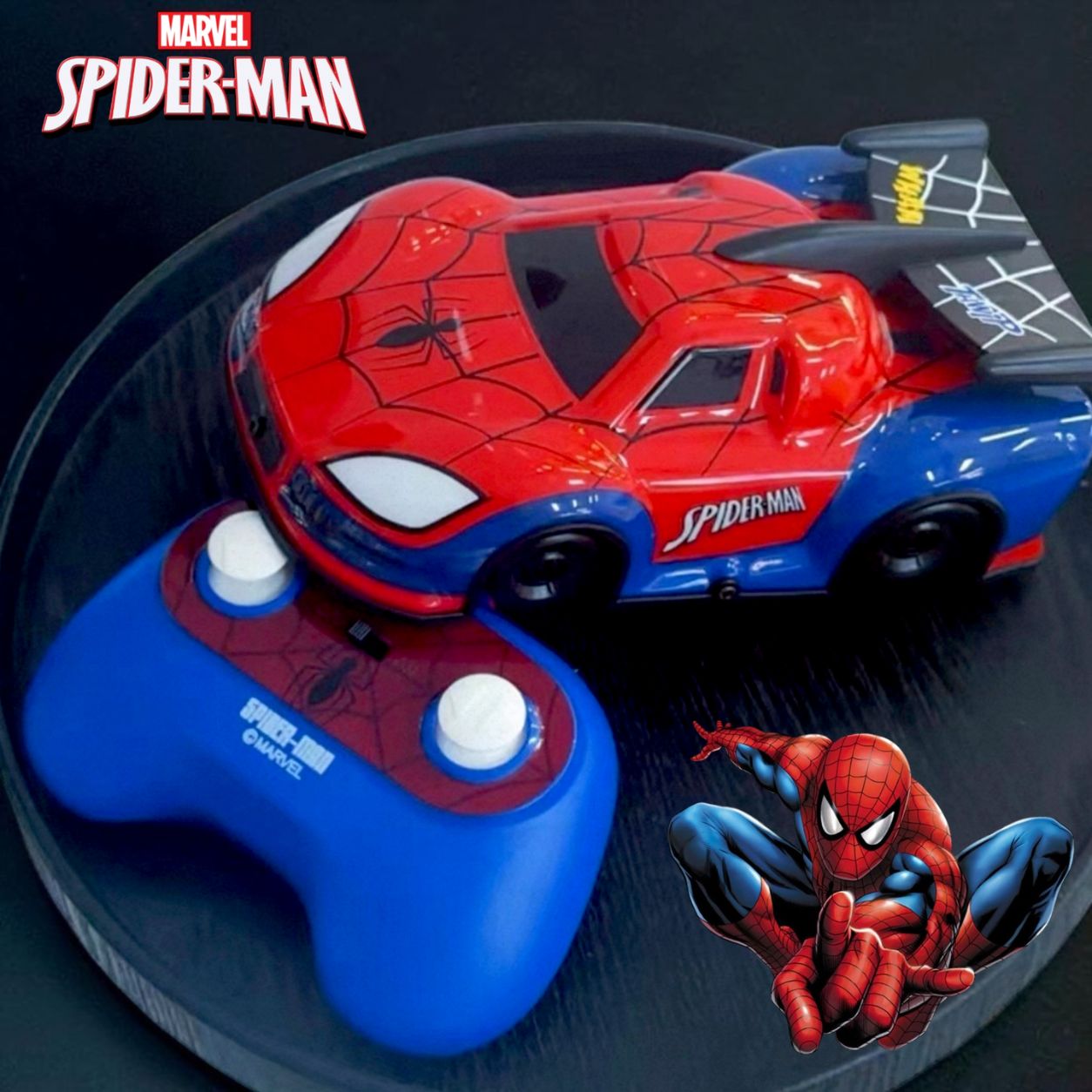 正版 Marvel Spider-Man 蜘蛛俠遙控爬牆車 牆壁天花行駛兒童遙控車