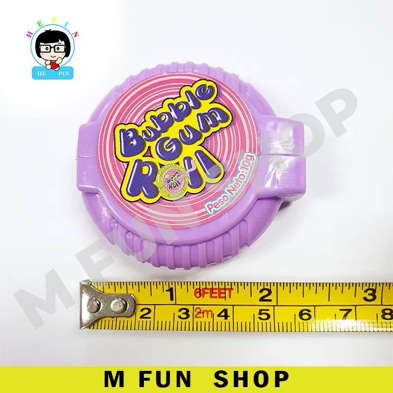 Seahorse bubble tape Bubble Gum Roll mixed fruit 24pcs