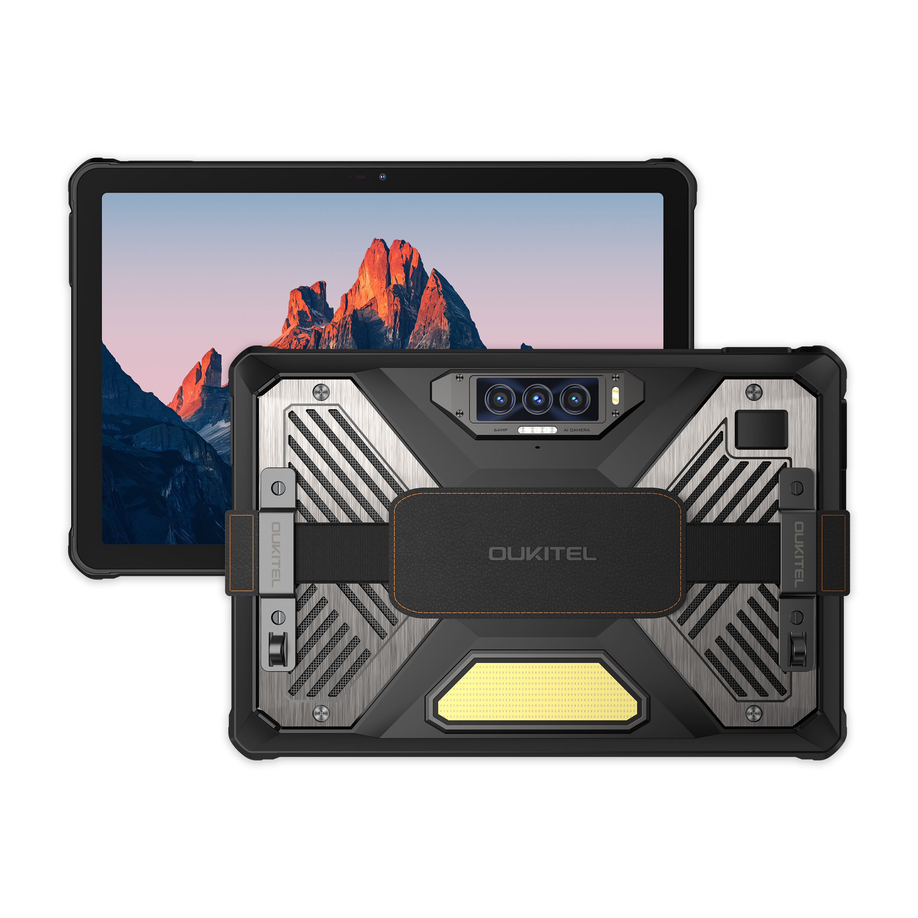 OUKITEL RT10 Industry 5G | 12GB/512GB 11吋 120Hz 25000mAh 條碼掃描 指紋採集器 擴展接口 夜視 露營燈 130dB雙喇叭 WiFi6E NFC 工業三防平板 Rugged Tablet