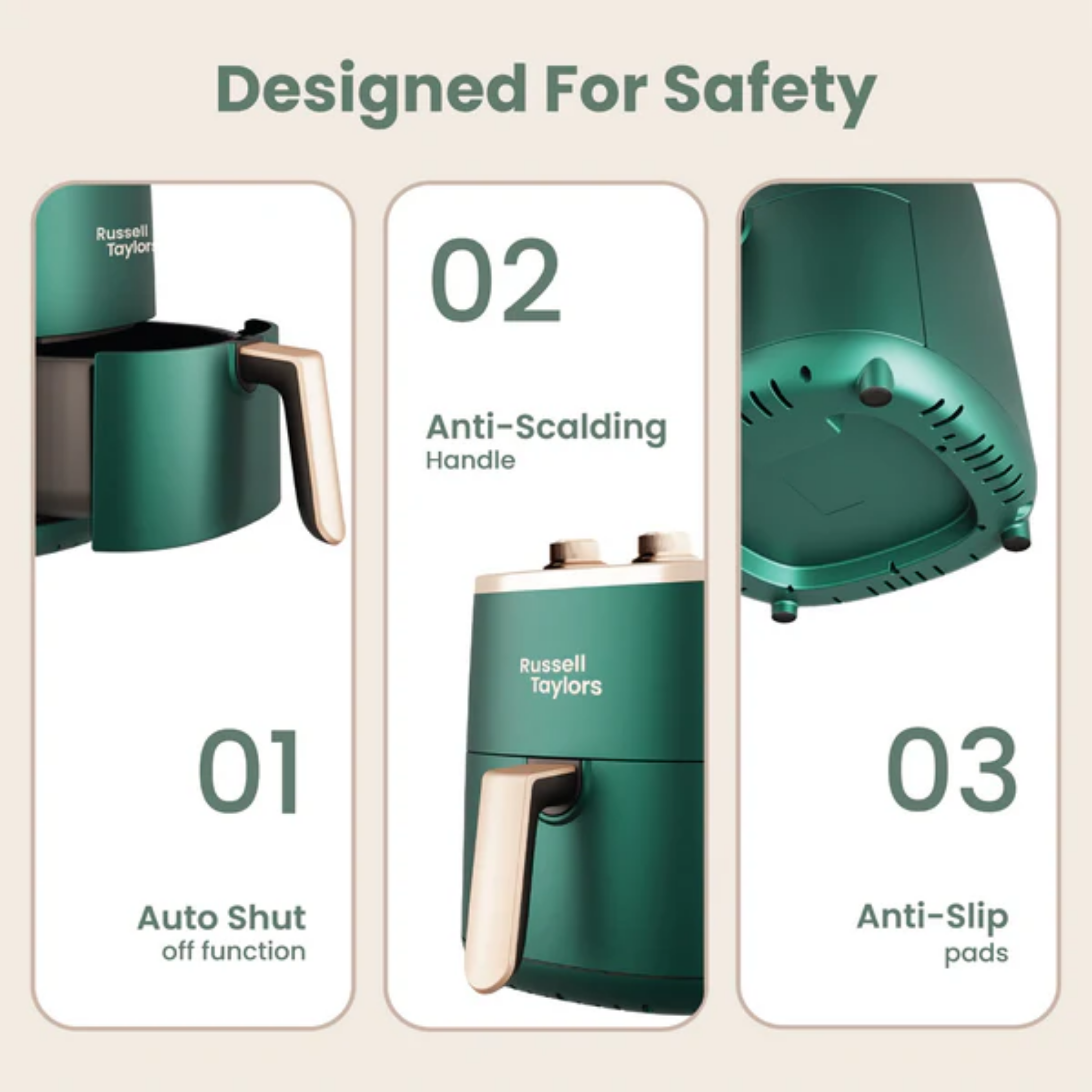 Russell Taylors 4.2L Analogue Air Fryer (Z1)