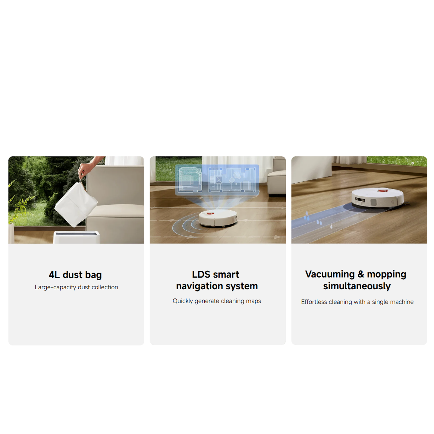 Xiaomi Robot Vacuum H40 Hybrid Cleaning (BHR07W1GB)
