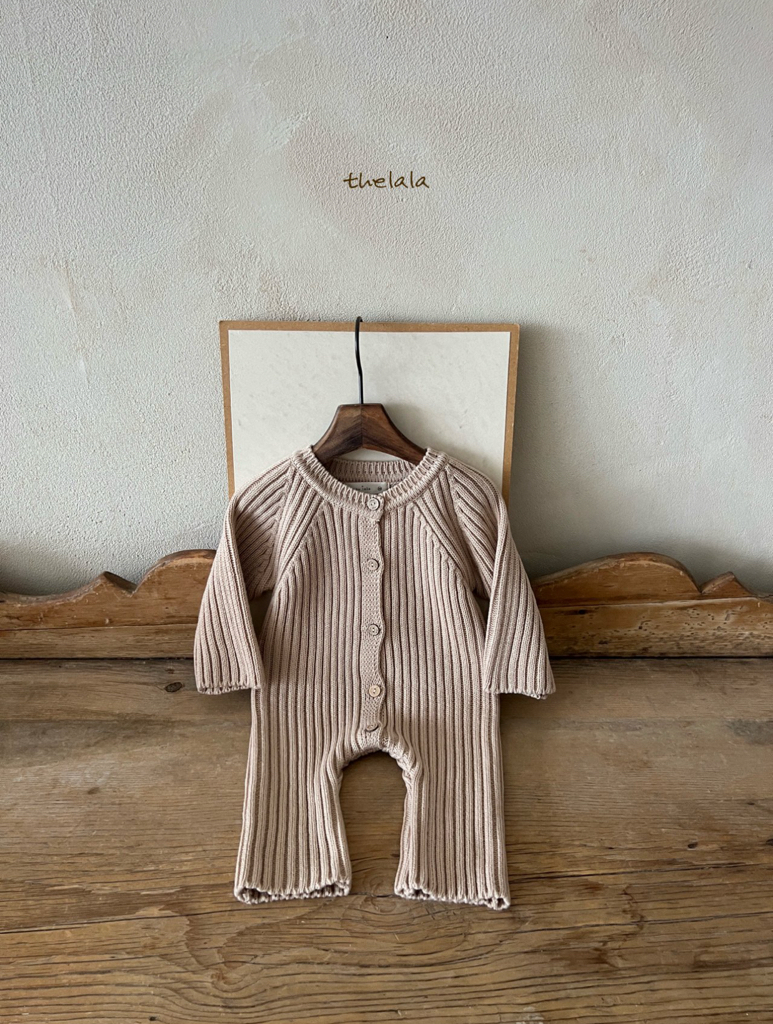 🌸預訂 韓國直送🌸🇰🇷THELALA三色開襟針織長袖連身服