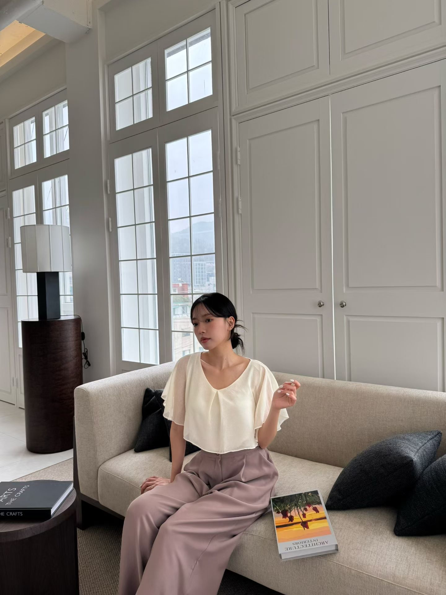 M16 Ruffle 紗雪紡Top 