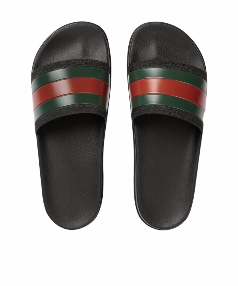 Gucci 男士 條紋飾帶涼拖UK-5 UK-6 UK-7 UK-8 UK-9 UK-10 UK-11 UK-12 UK-13 UK-14碼