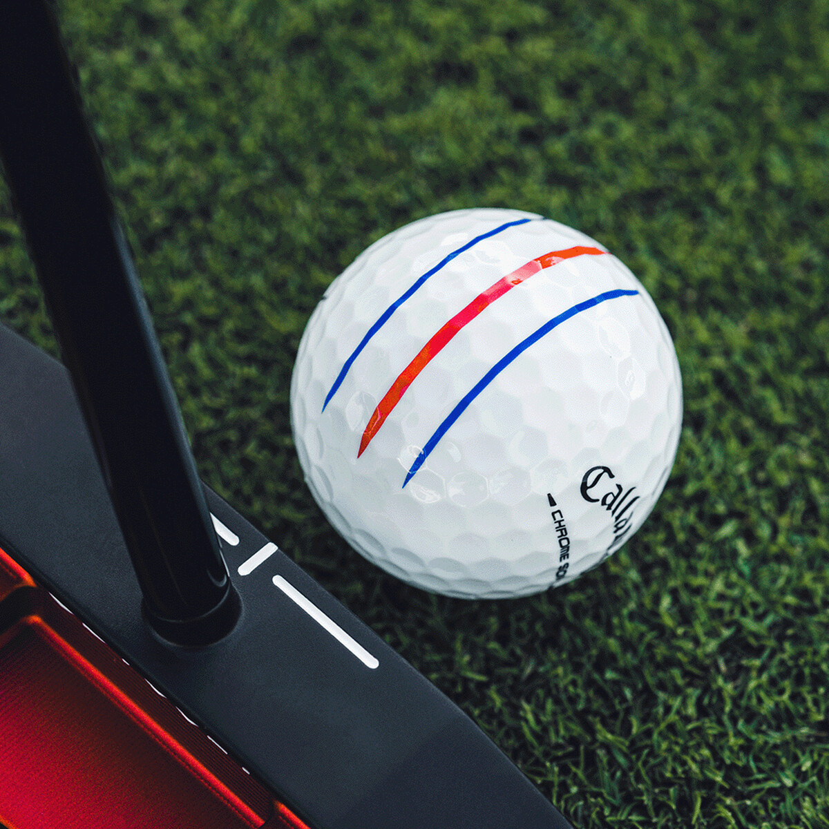 CALLAWAY CHROME SOFT TRIPLE TRACK 四層球- 白色