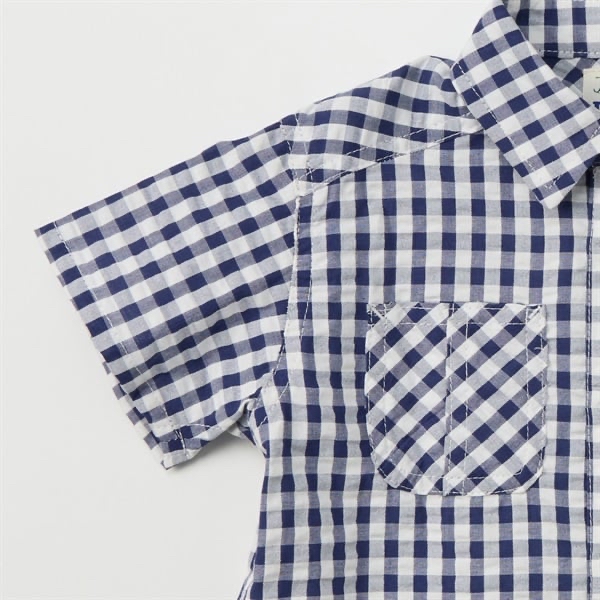 🇯🇵預訂 日本直送🇯🇵Buddy Lee 兩色標籤口袋格紋短袖恤衫