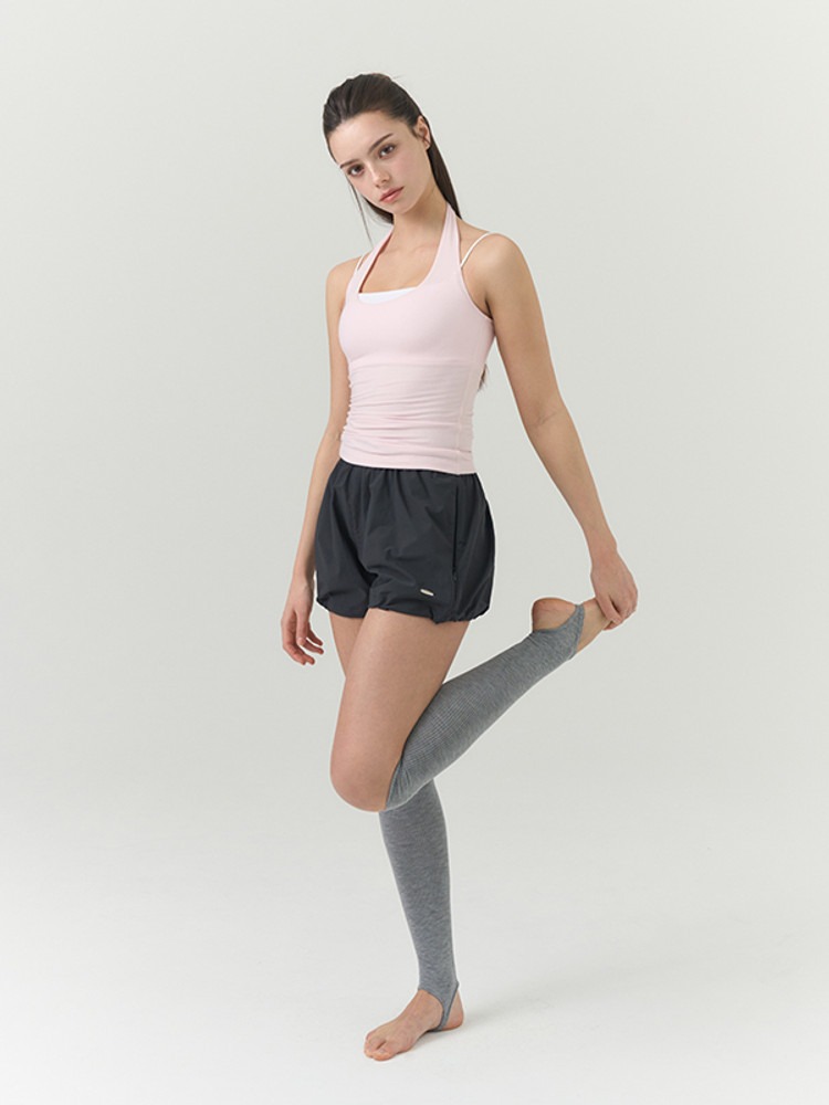 慵懶花瓣領Top 預購_Soft Halter Sleeveless by Grandeline