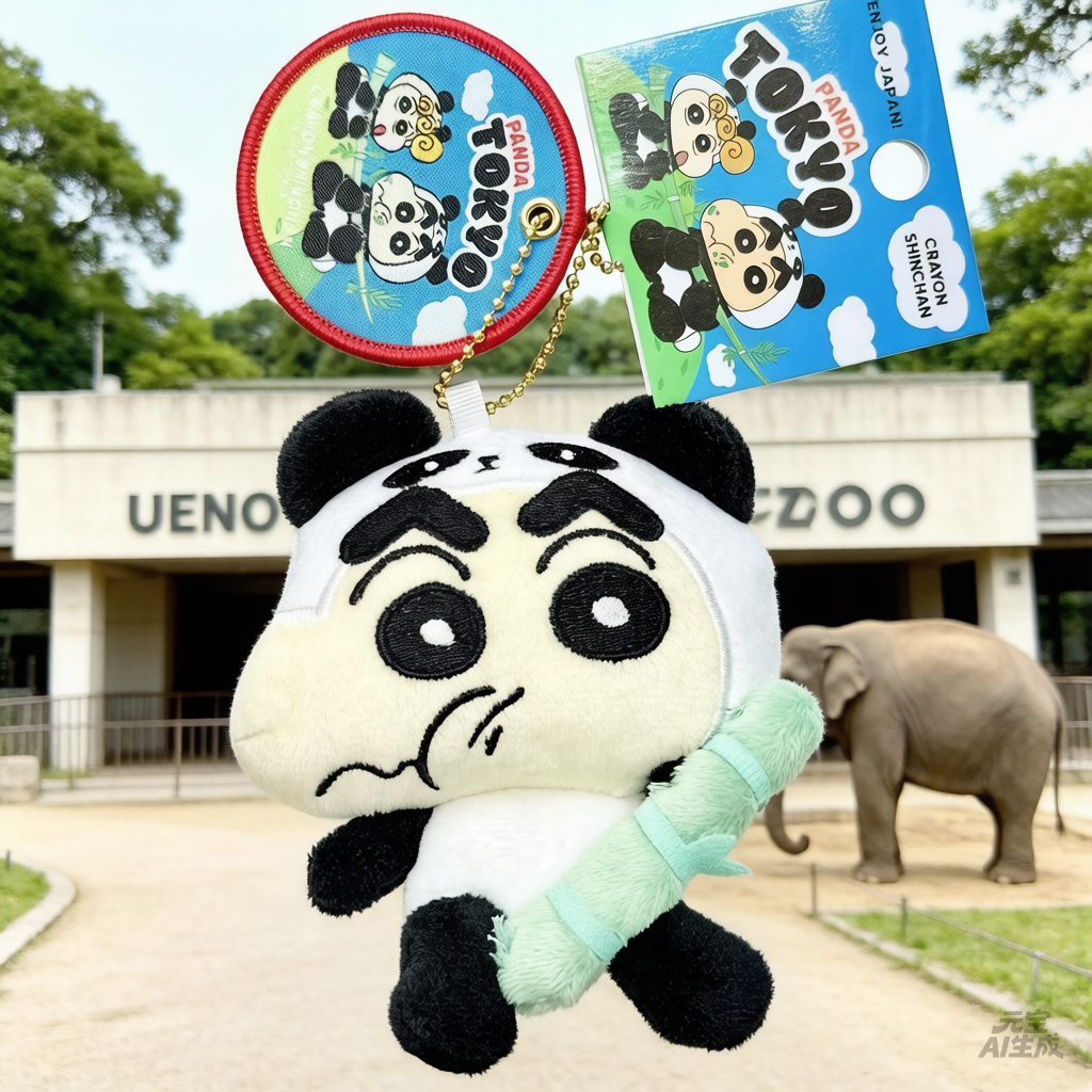 日本-地域限定 蠟筆小新公仔掛飾