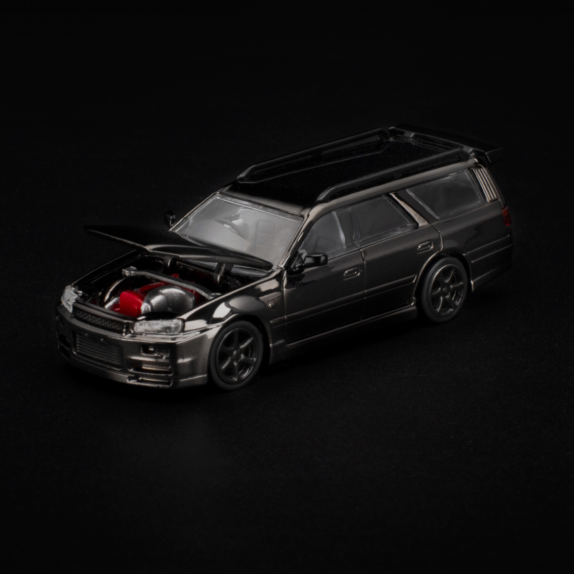 Pre Order - POP RACE ( PRDC018 ) R34 WAGON DARK CHROME ｜ POPRACE 預訂優惠價 $120
