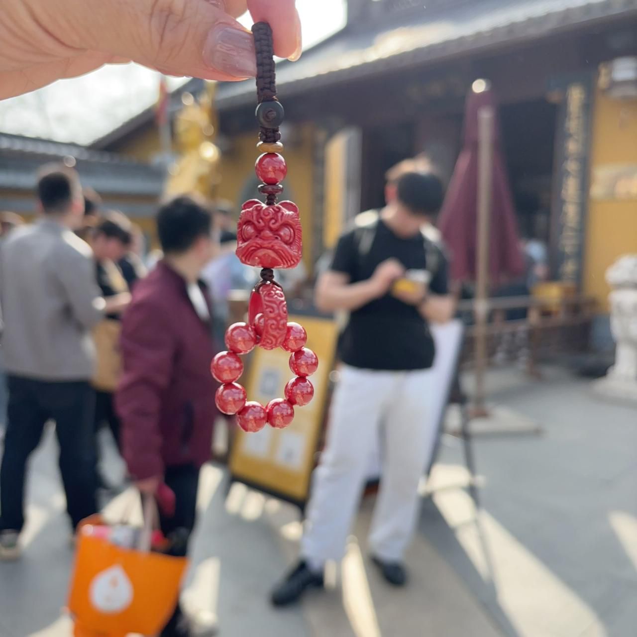 杭州靈順寺醒獅掛飾（已開光）