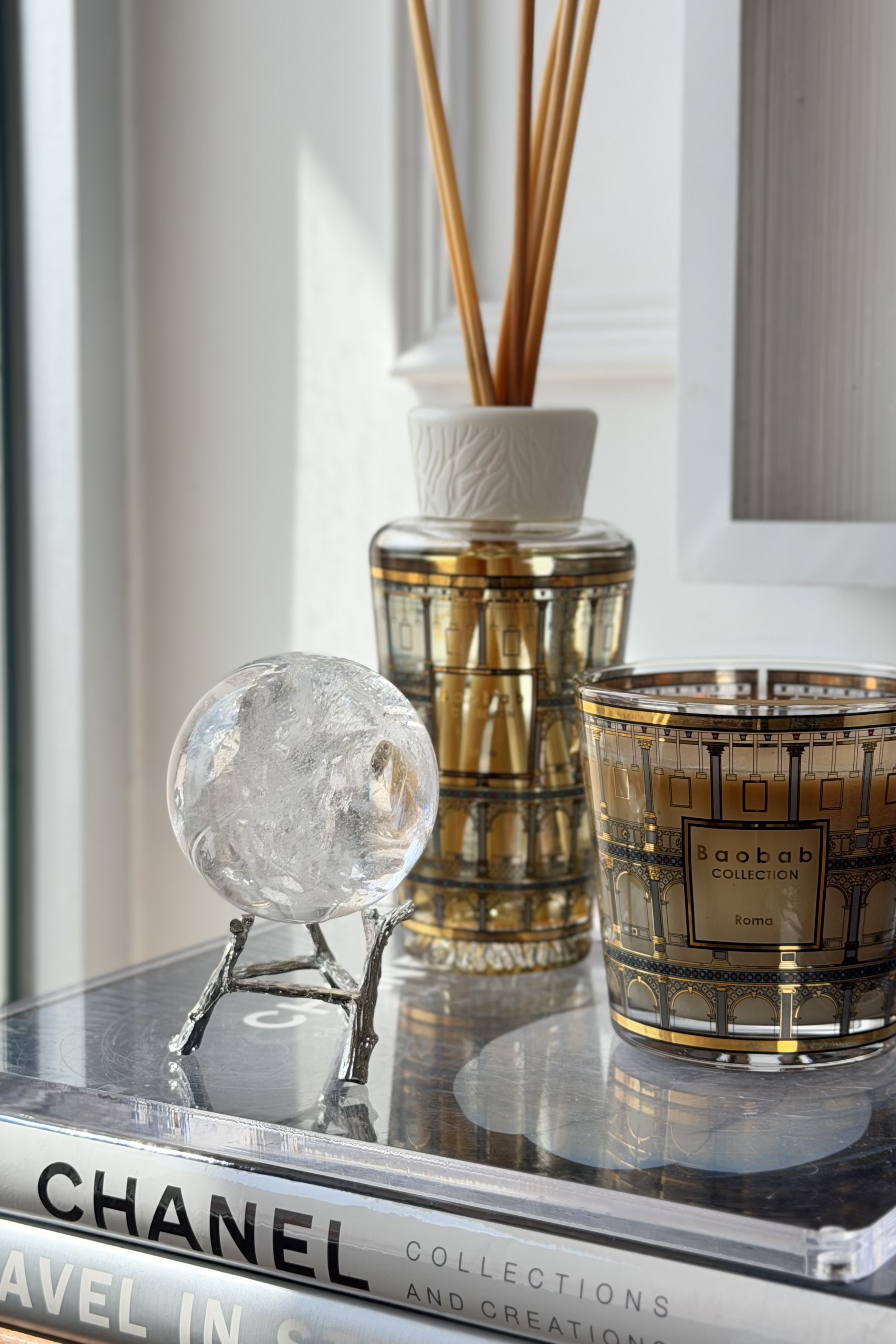  ༒6.45cm白水晶球༒ 1158C2JGM83-RA*7T8