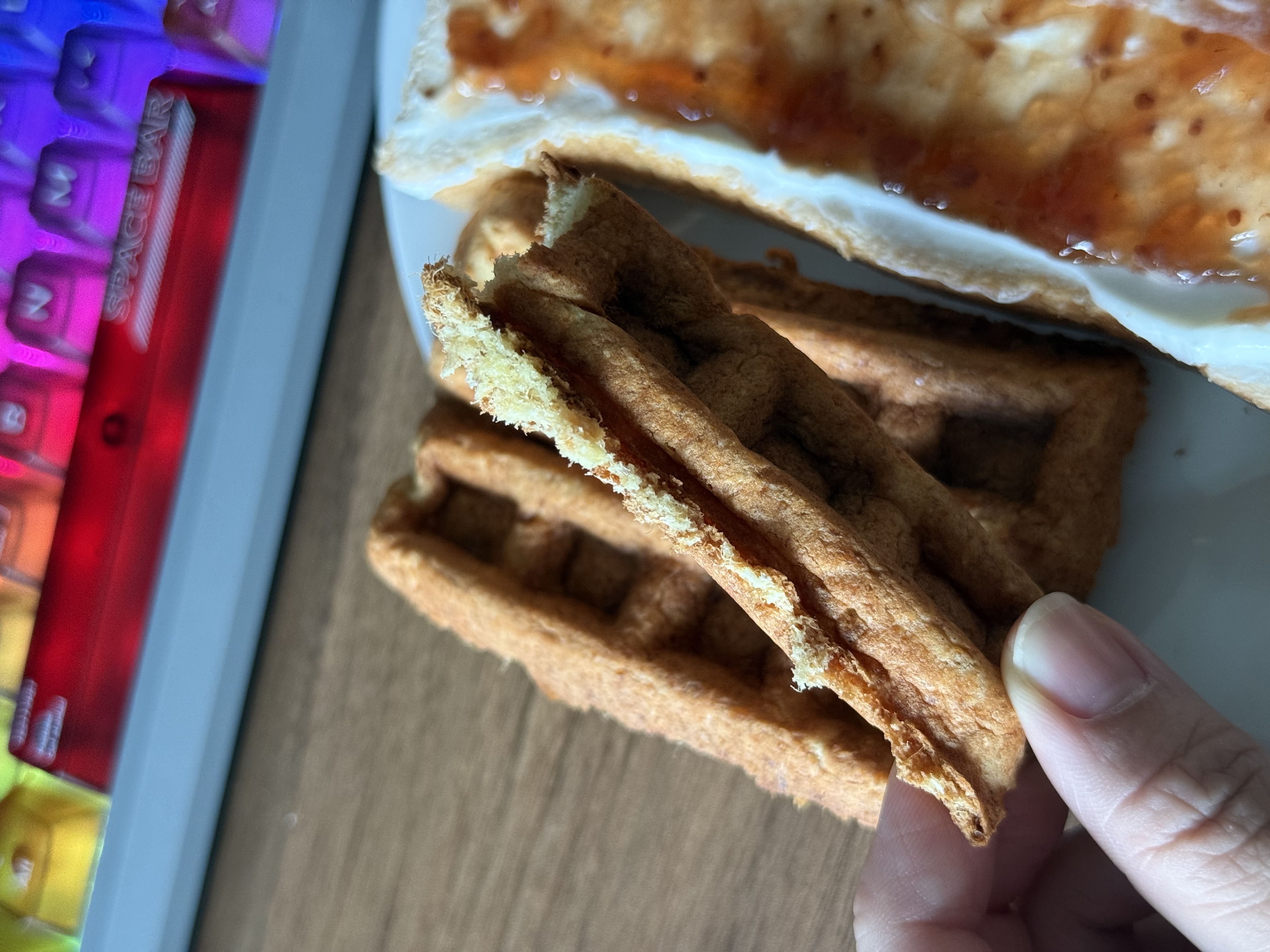 [FIN]Protein Fiber Waffle