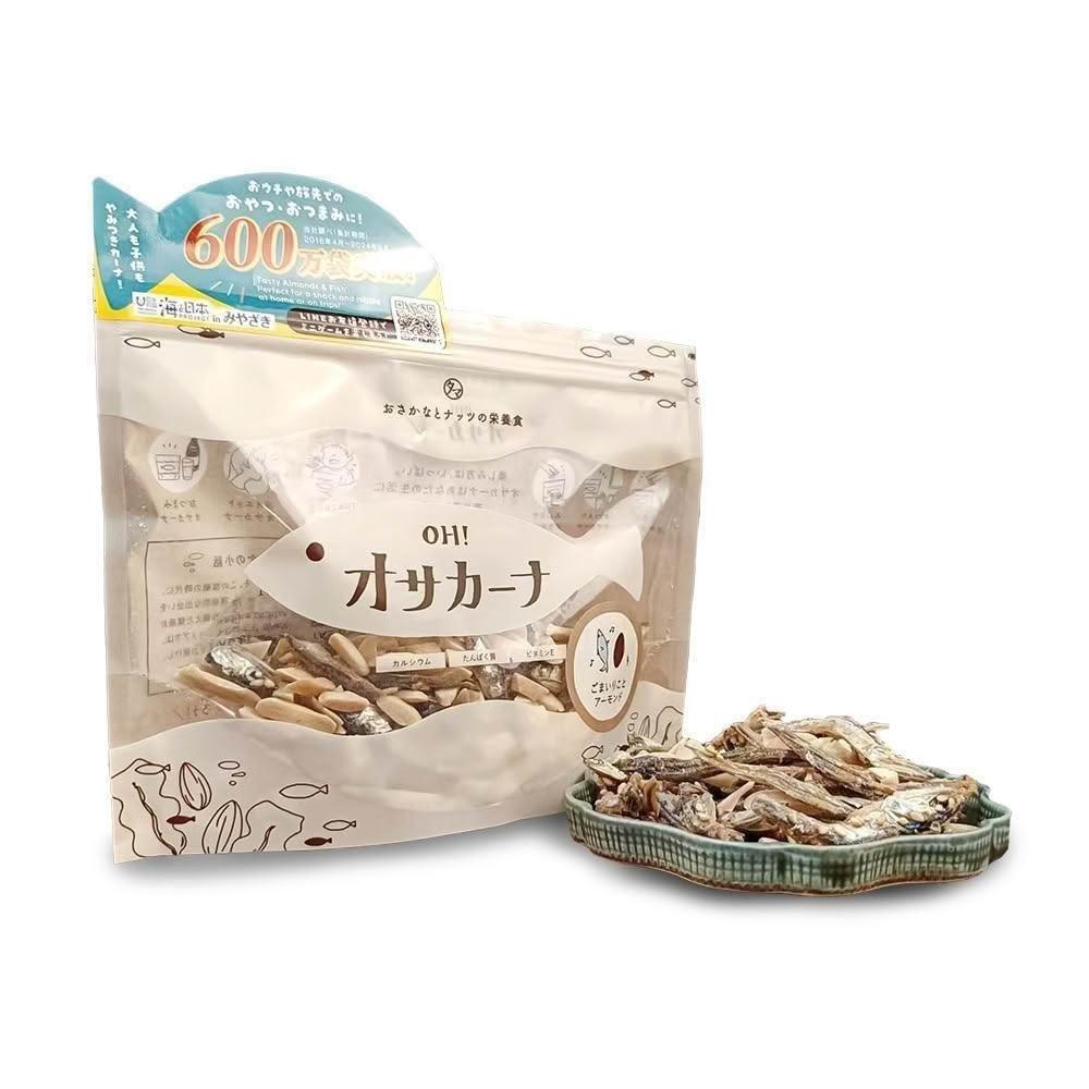 OH! OSACANA 杏仁小魚乾綜合海鮮堅果營養零食(80g)
