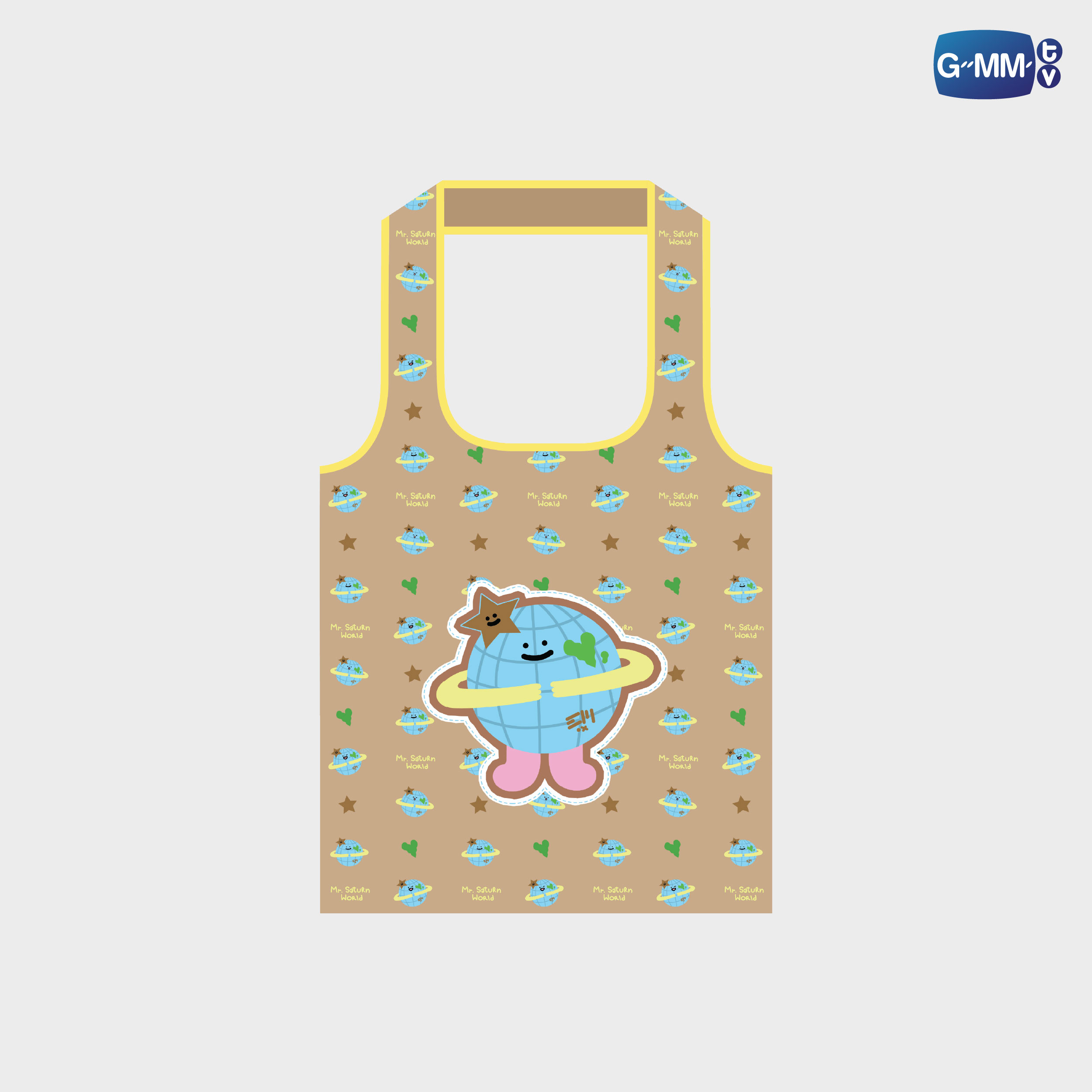 MR. SATURNWORLD CHARACTER FOLDABLE BAG