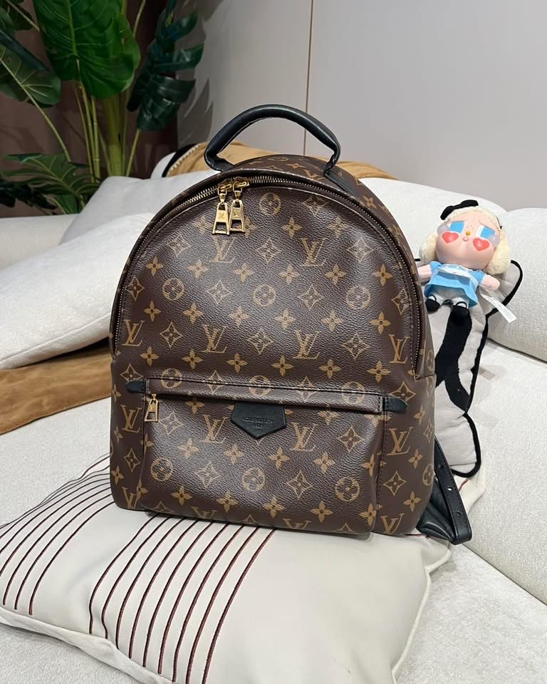 Lv backpack palm springs mm 100%Authentic ,98%new✅dust bag ✨  專門店售價 $ 22,900