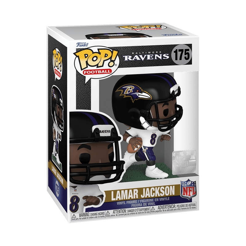 📦訂購 美國代購 Funko POP! NFL Lamar Jackson (Away Uniform) Figure 巴爾的摩烏鴉 模型