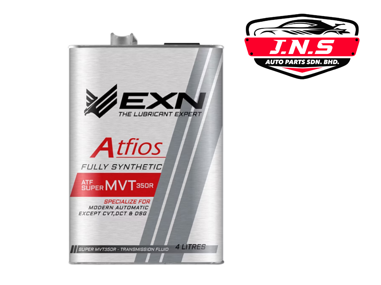 EXN Atfios Fully Synthetic ATF Super MVT 350R Automatic Transmission Fluid 4L
