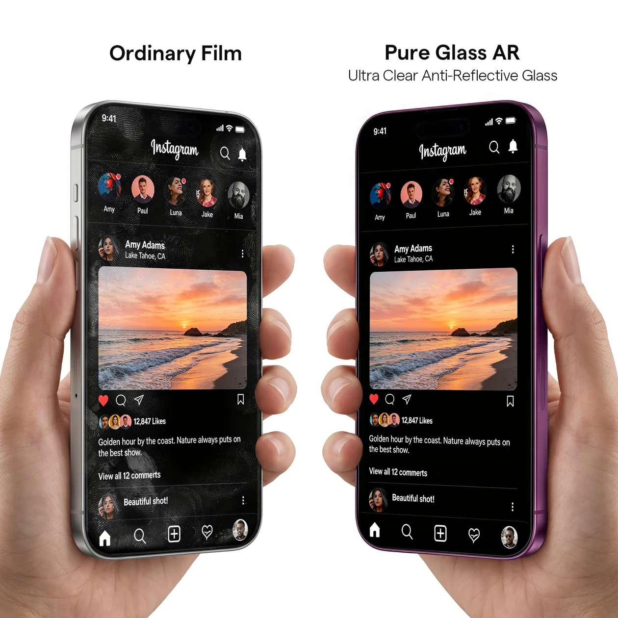 GUAN  抗反射高清貼 For iPhone 