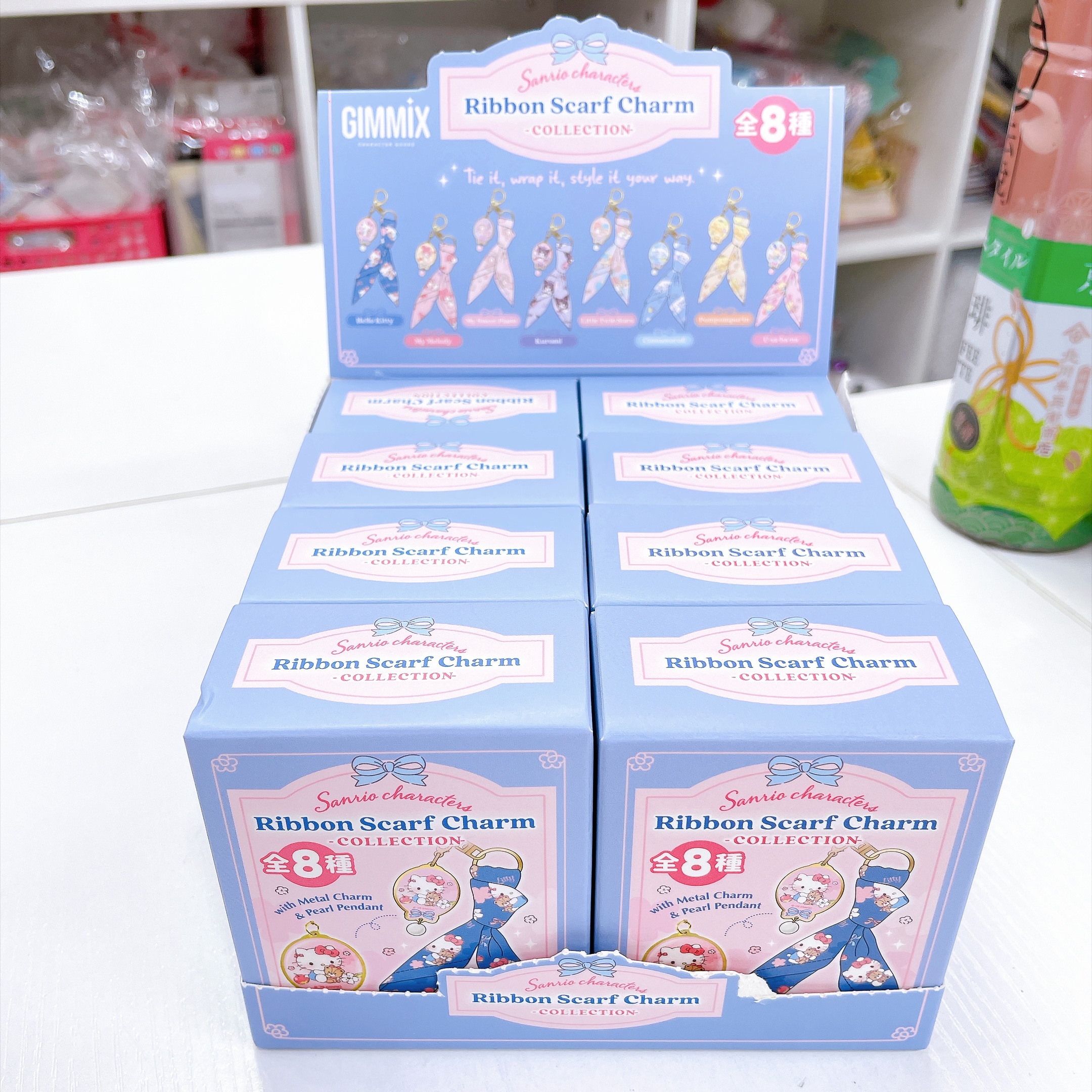 原裝行貨Sanrio 蝴蝶結鎖匙扣盲盒