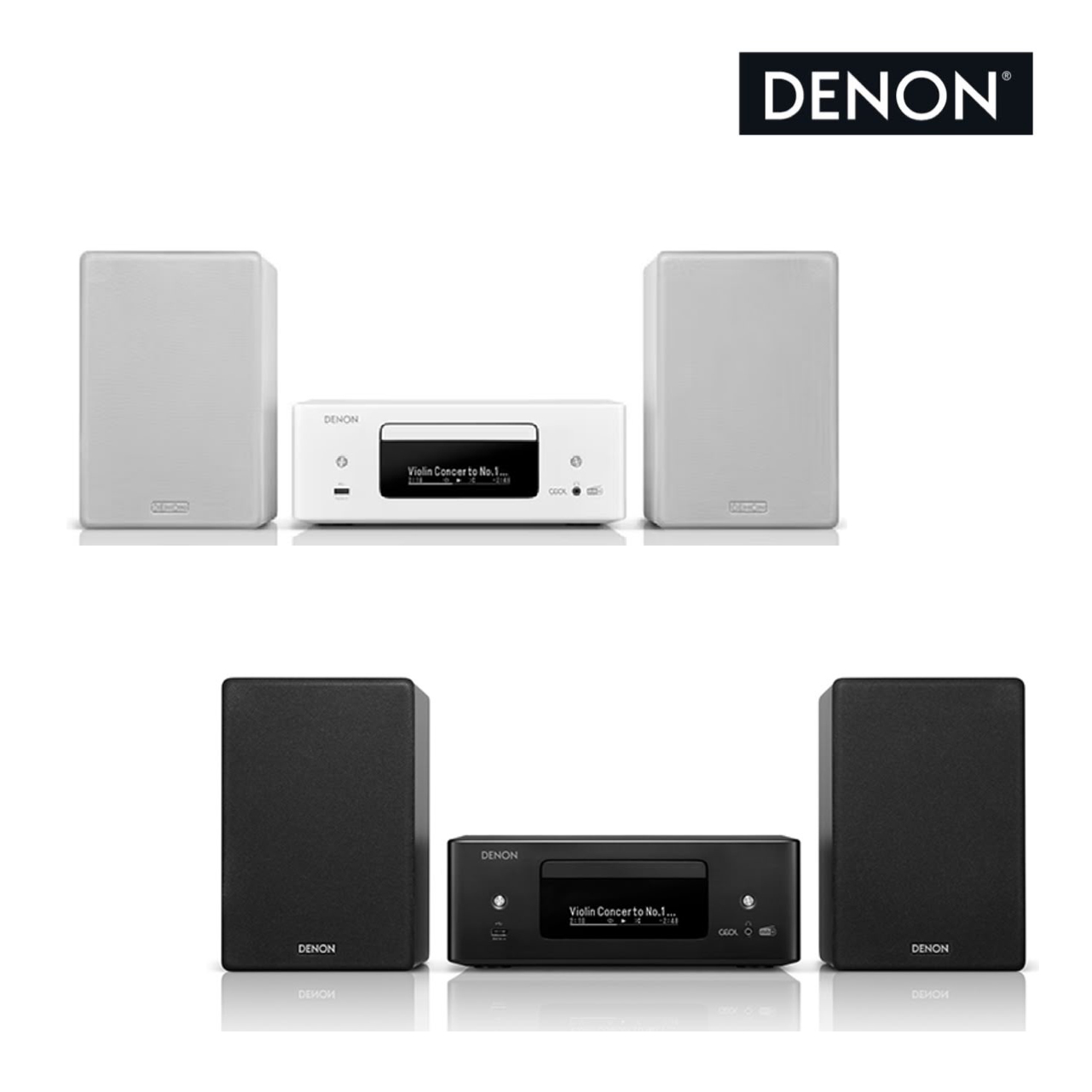 Denon CEOL N-12 Mini all-in-one Hi-Fi system with CD player, radio, Powered by HEOS™