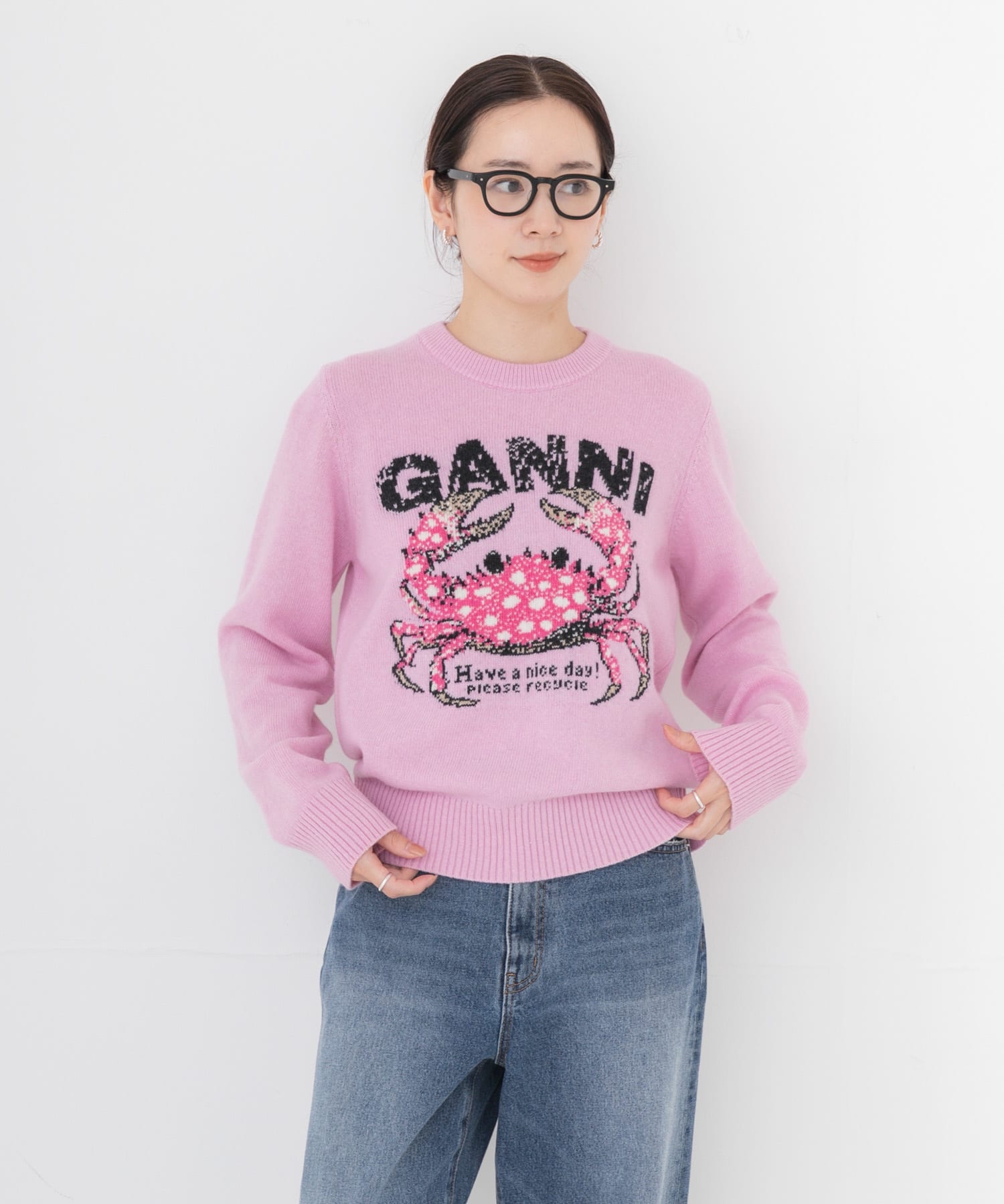 限時優惠 ❤️熱賣款✨新款🆕訂貨🍒GANNI 長袖冷衫  Size XS S M L 