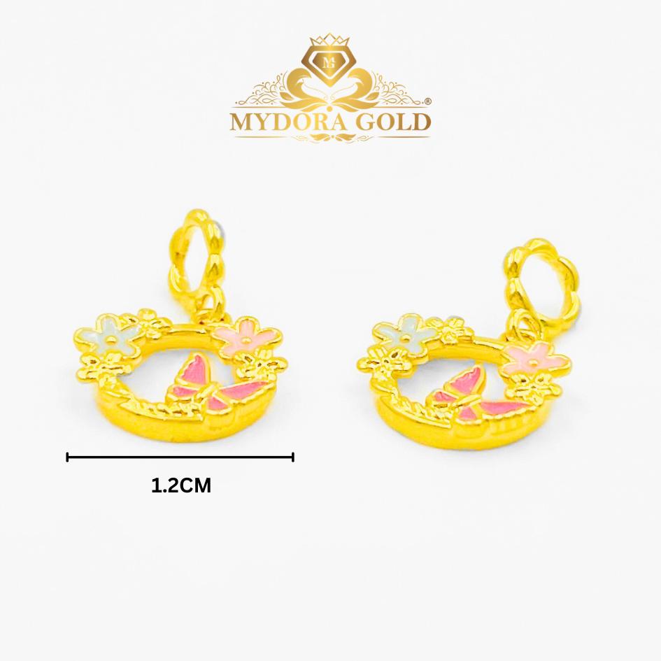 MYDORA Charm Mini Butterfly In Bloom Enamel (5G) | EMAS 916/22k