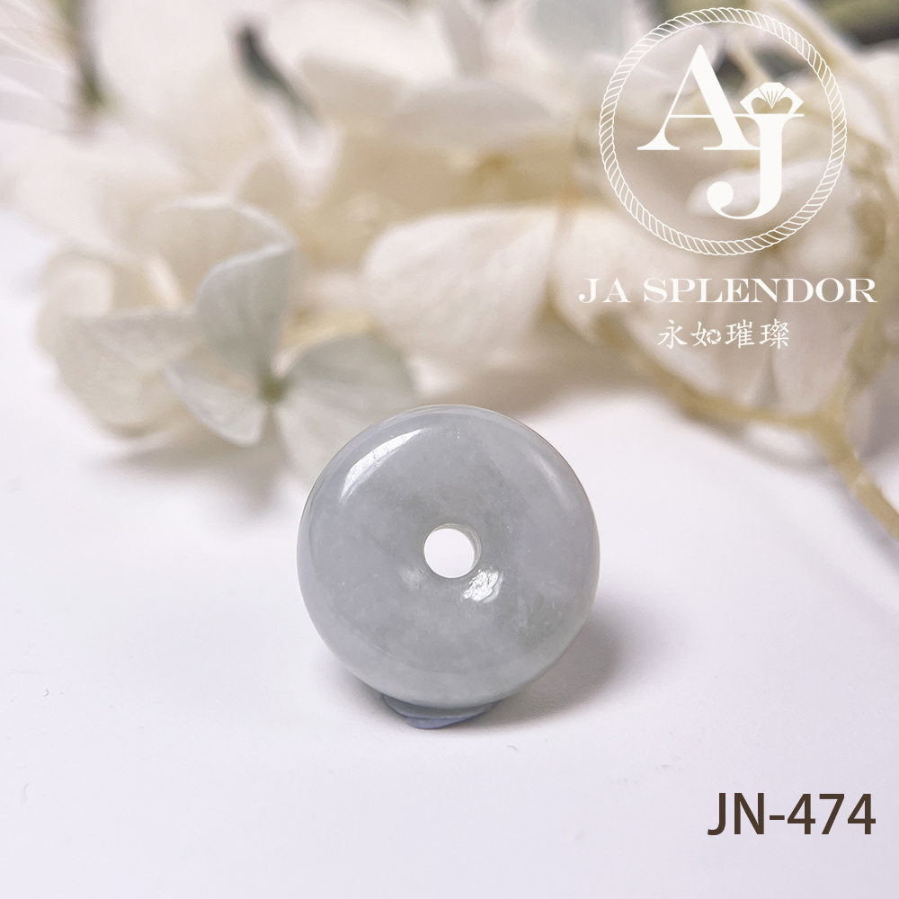 JN-474/485/489/490 天然翡翠A玉 黃加綠小平安扣