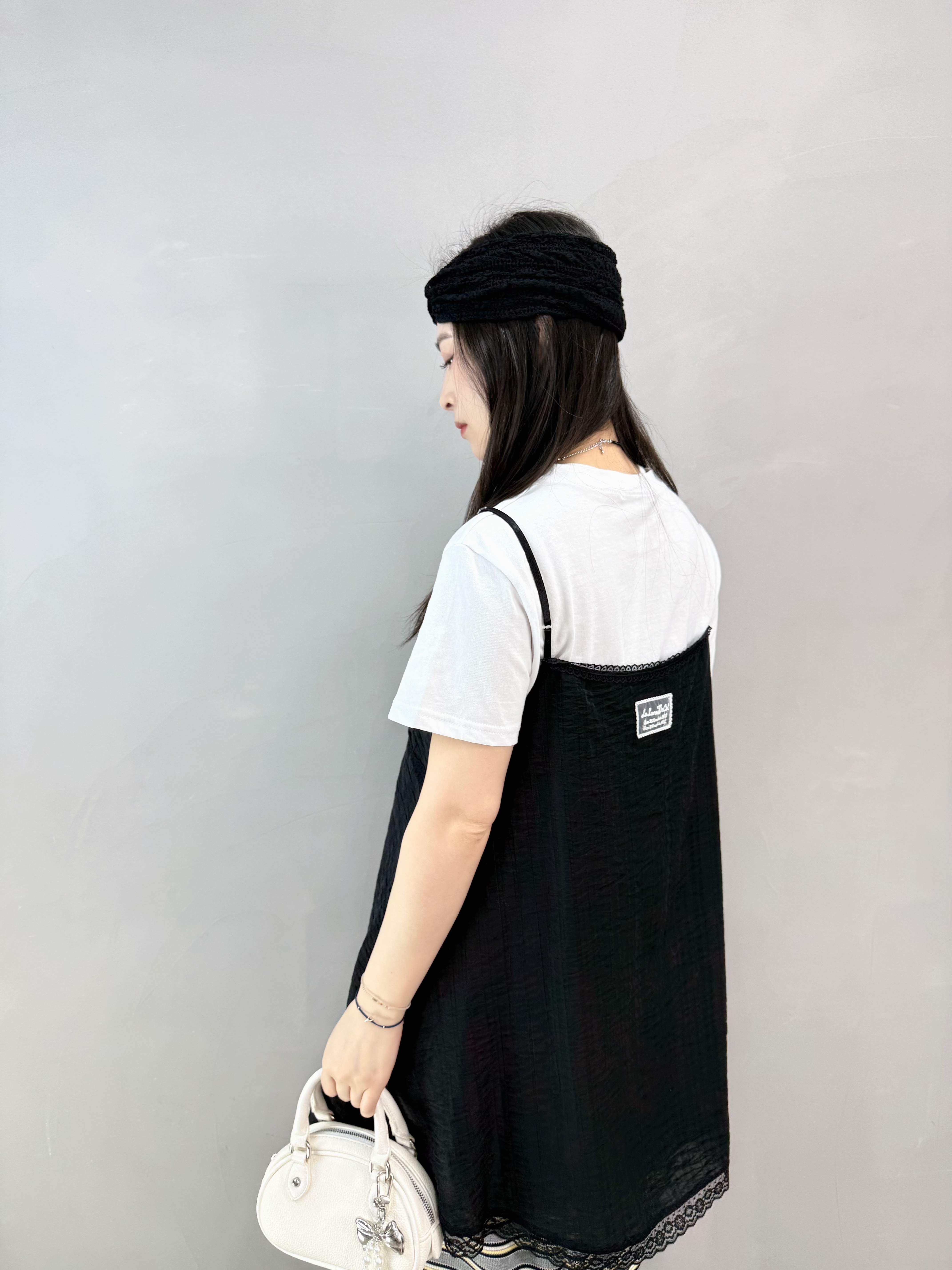 J77 後車章Lace 邊吊帶