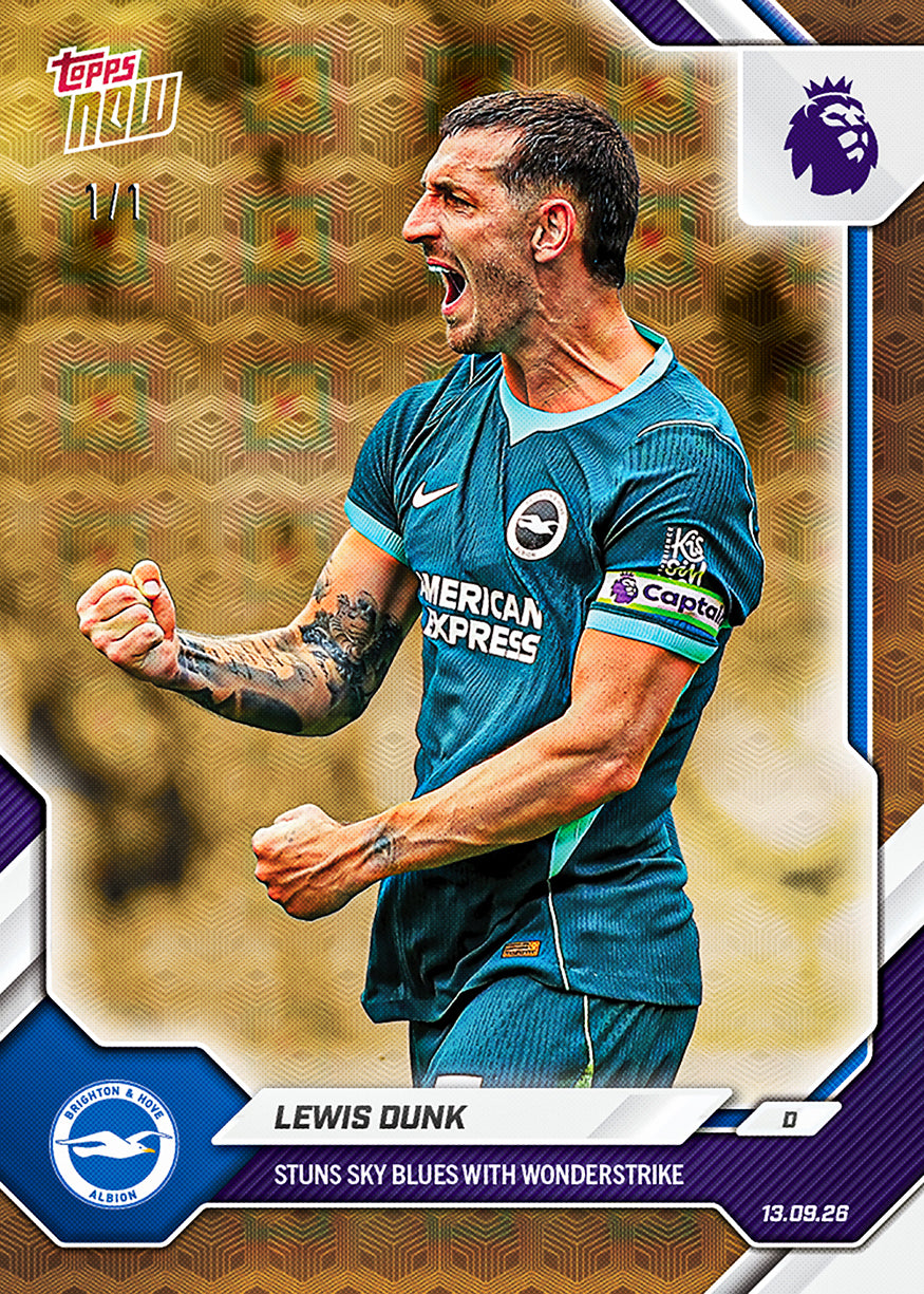 Lewis Dunk - 2026-27 Premier League Topps NOW® #28【團購】