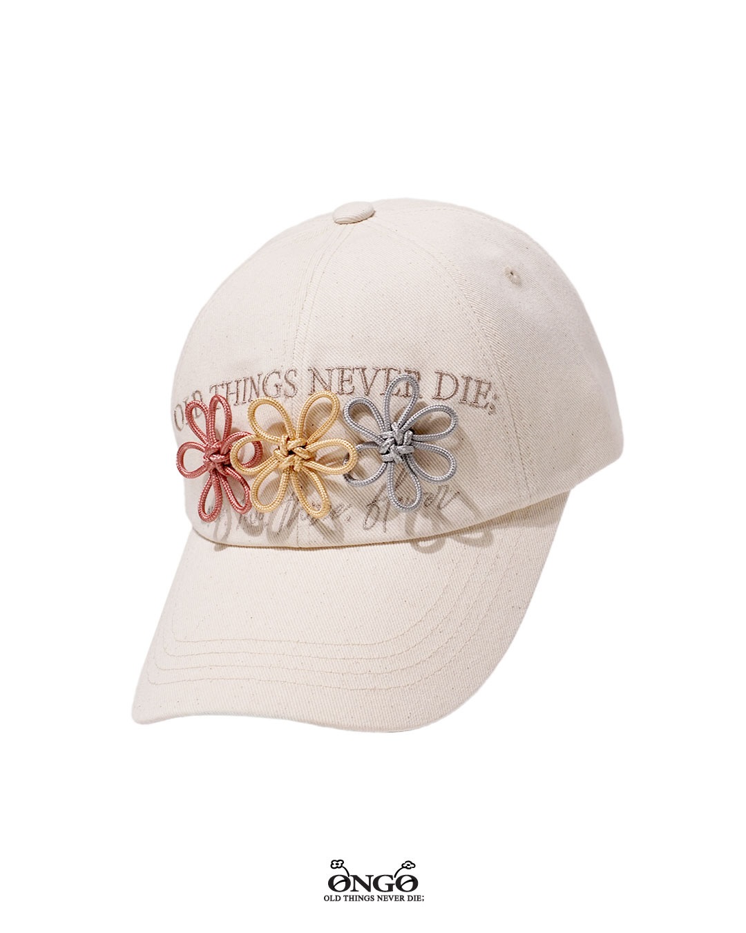 《Pre-Order》온고 ONGO old things never die One, two, three, flower knot Cap 三花帽子 (2026 Ver.)