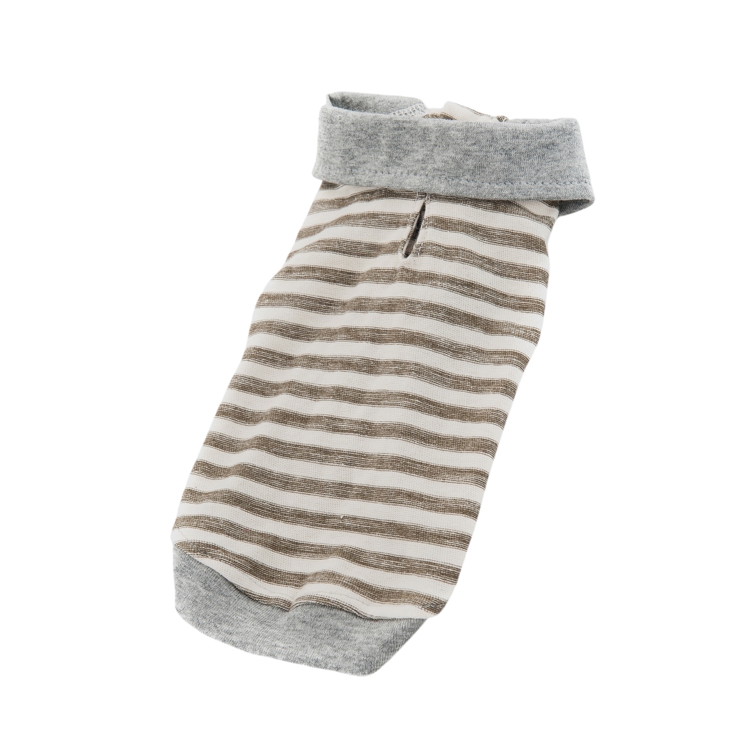 S553GY 條子POLO TEE-灰色 Grey