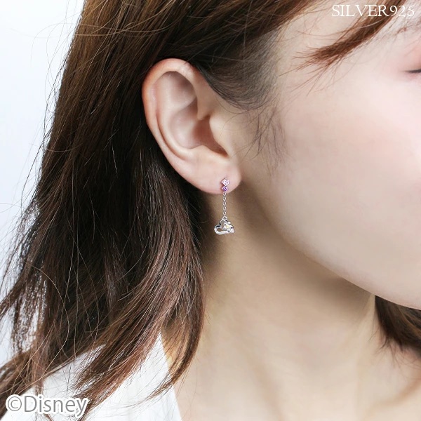 📦訂購 日本限定 Disney 迪士尼 Rapunzel 長髮公主 925銀製耳環