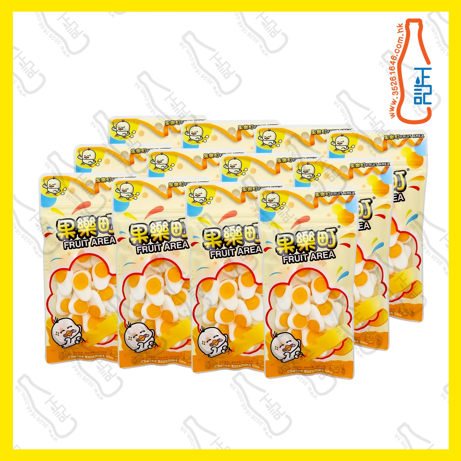 ==FT4990 果樂町 荷包蛋橡皮糖 70g x【12包】/袋