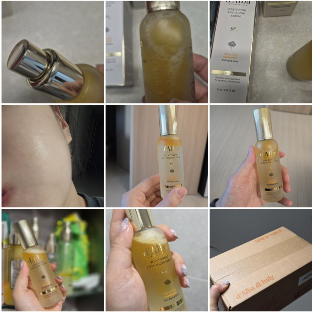 韓國 d’Alba 白松露 維他命 亮白抗老 精華噴霧 ｜Vita Toning Anti-Aging Spray Serum