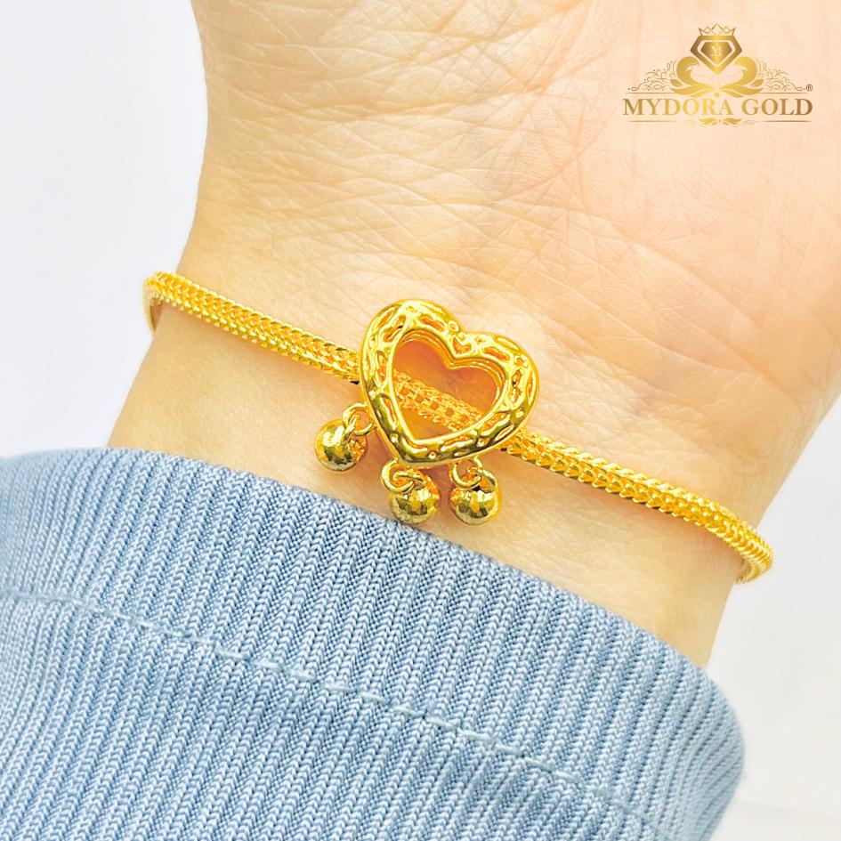 MYDORA Bead Love Bingkai Gantung 3 Boba (5G) l EMAS 916/22K