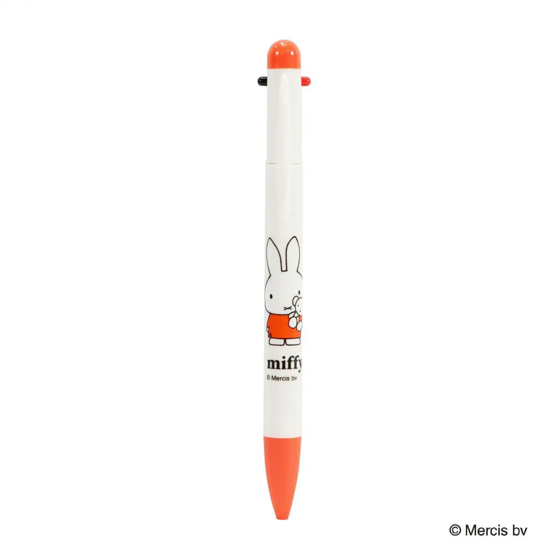 MIFFY 筆 橙色 抱熊