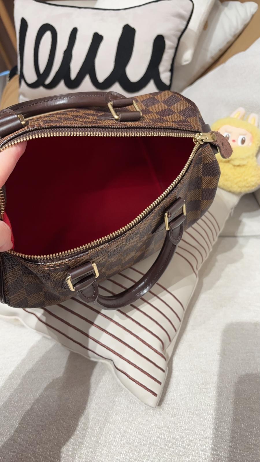 LV Speedy 25 Damier 100%Authentic, 98%New ✅Dust bag